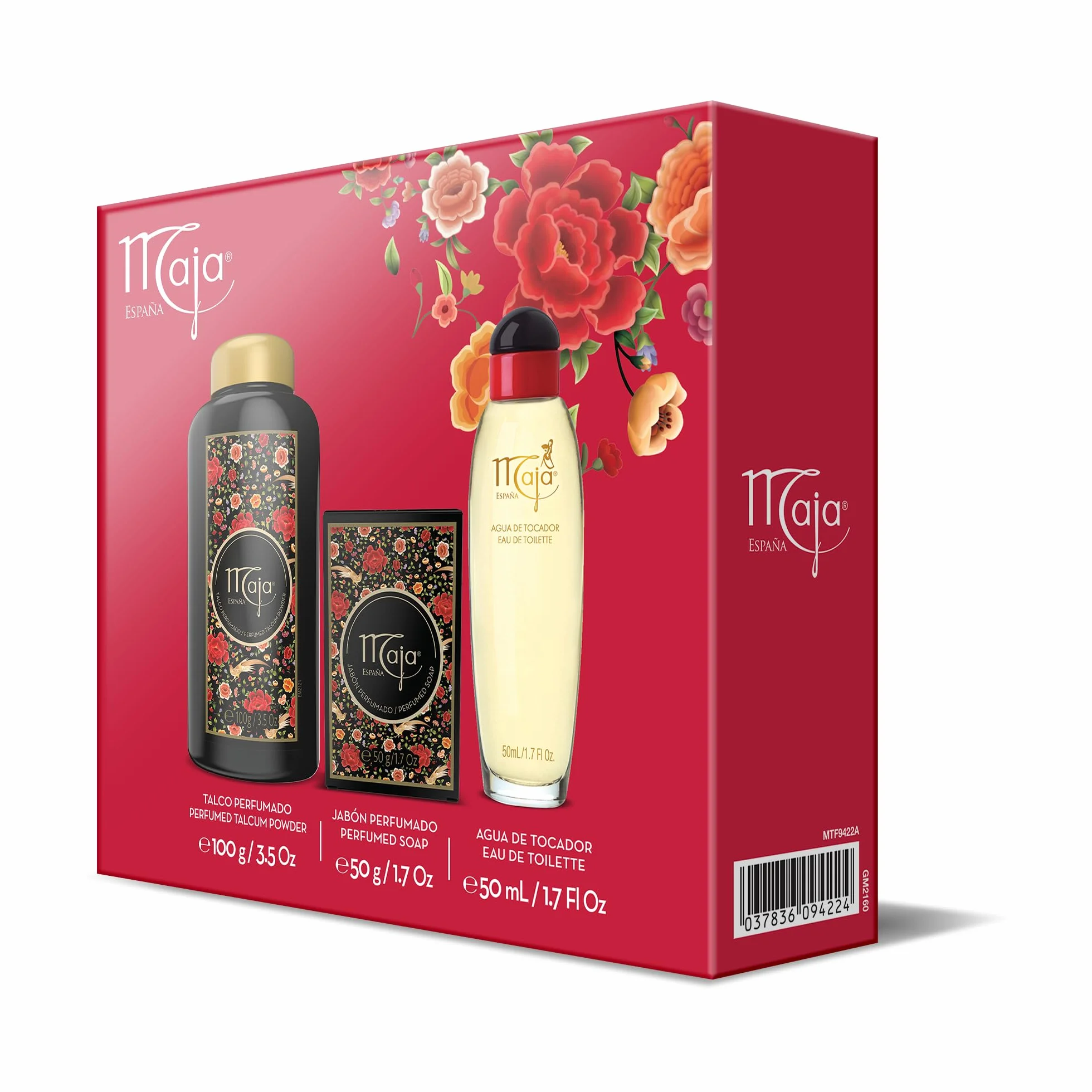 Maja Pack de Regalo Talco 100 G + Eau de Toilette 50 ML + Jabón 50 G