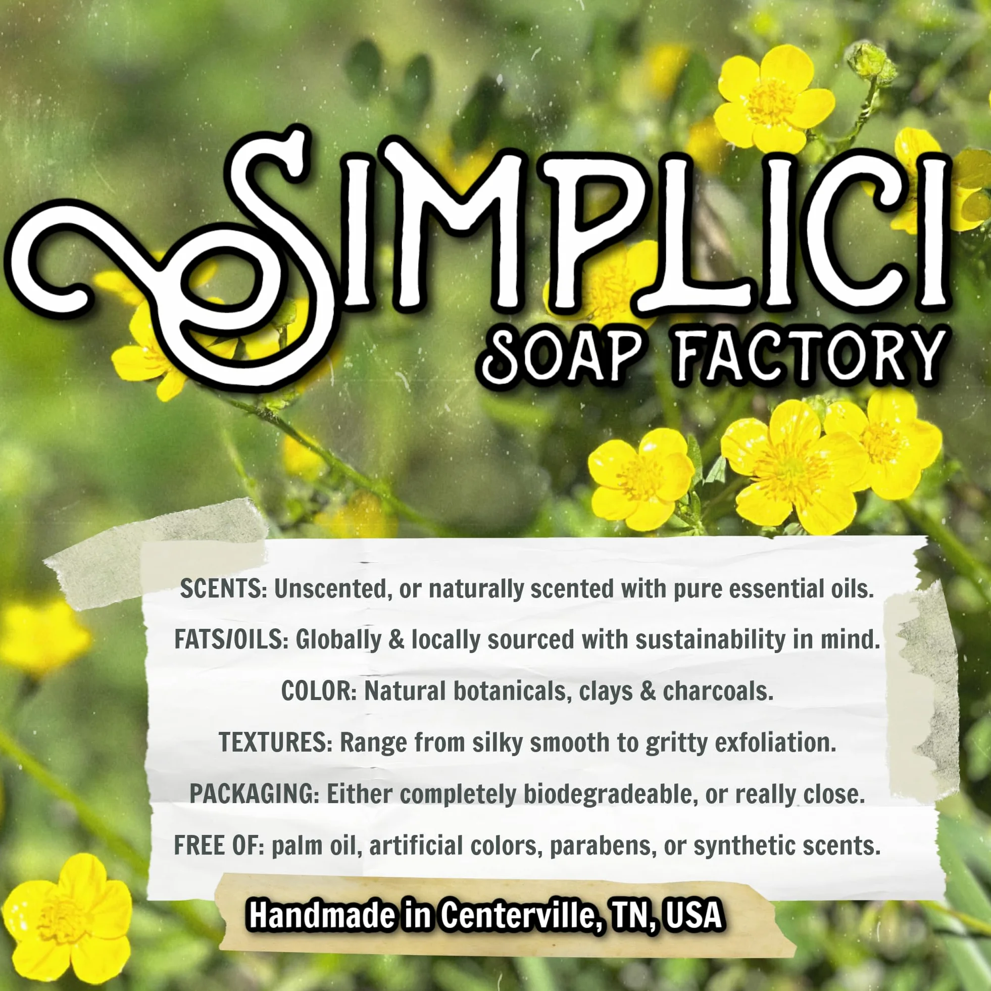 SIMPLICI Simply Lye Soap Value Bag (6 Bars) by Simplici
