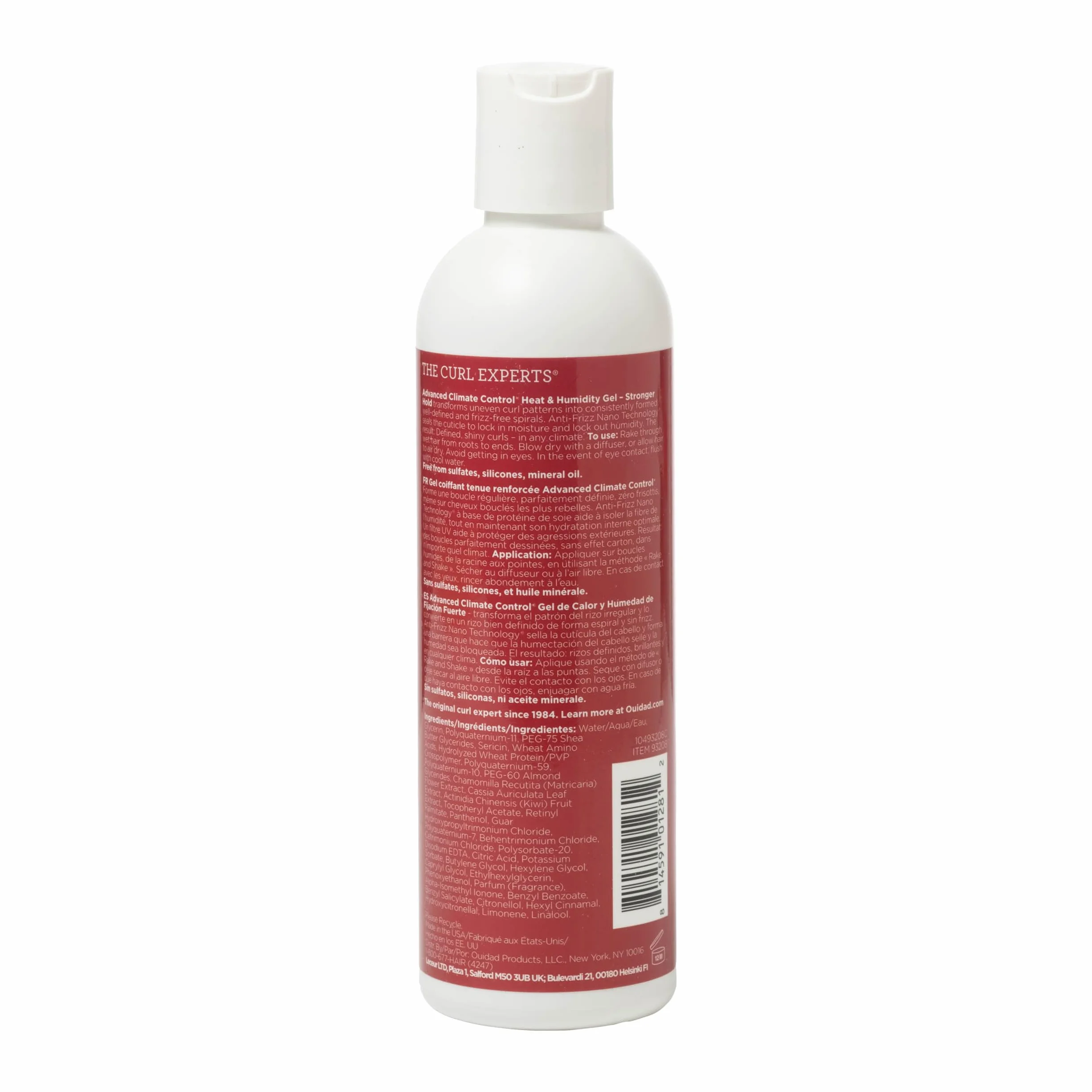 Ouidad Advanced Climate Control Heat & Humidity Gel Stronger Hold 250ml