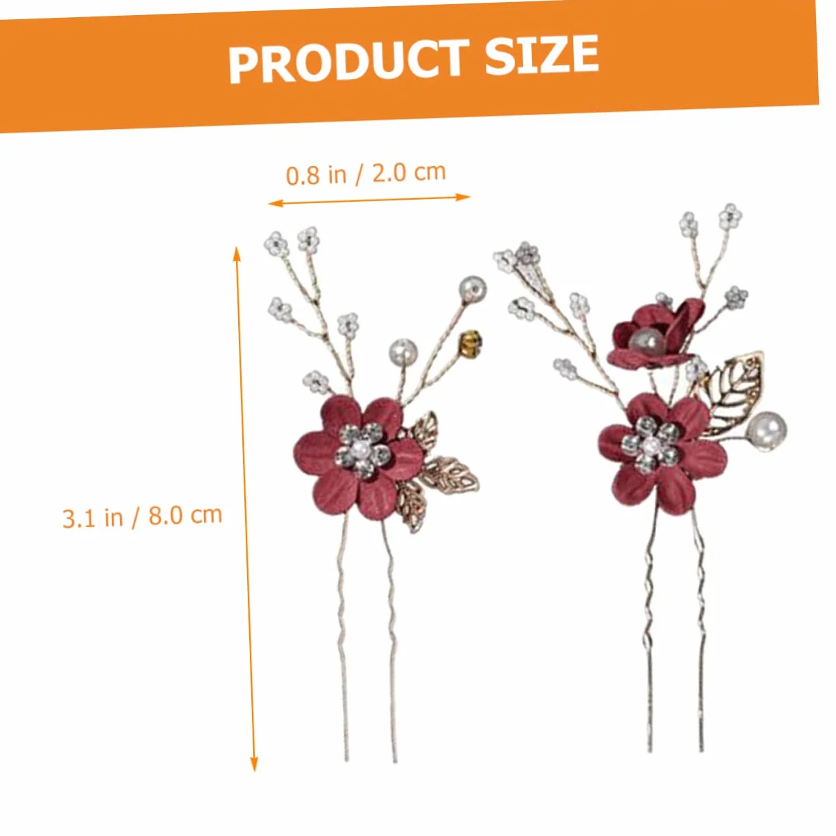 ifundom Horquillas De Pelo Mujer Boda Con Flores 4 Piezas Accesorios Para El Cabello De Novia