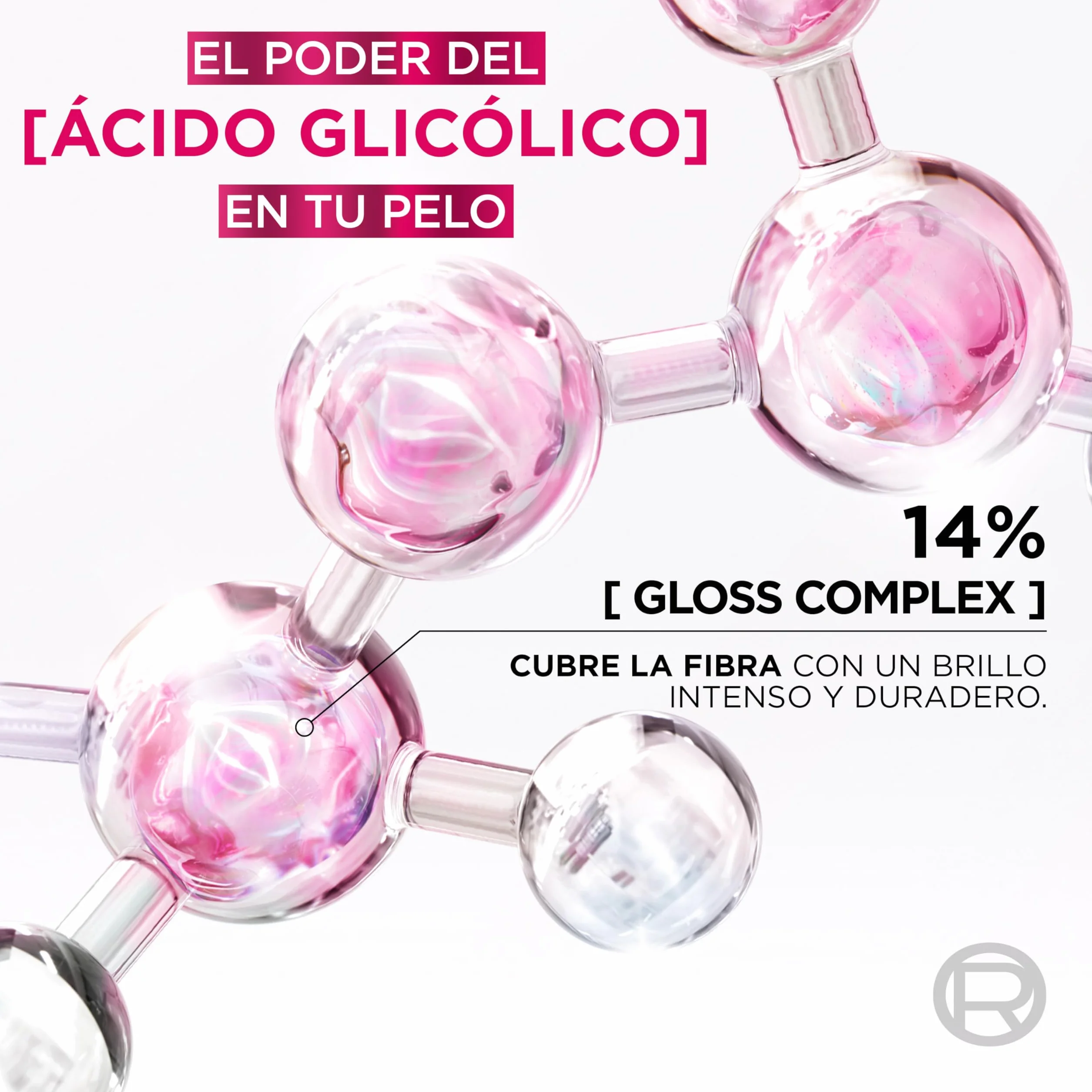 L'Oréal Paris Elvive Sérum Glycolic Gloss Con Ácido Glicólico Cabello Suave Y Brillante