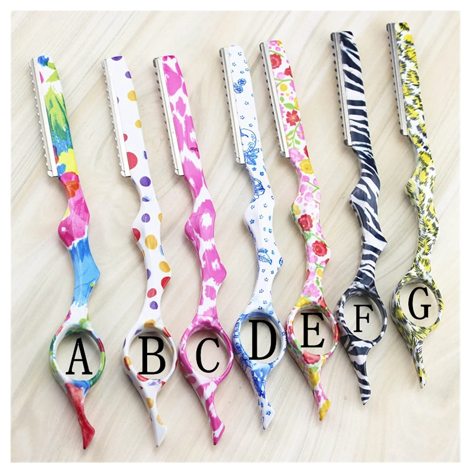 Tijeras para Cortar El Cabello, Tijeras Profesionales para Cortar El Cabello, Peine para Adelgazar, Cuchillo para Adelgazar, Metal De Acero Inoxidable, Mango Largo