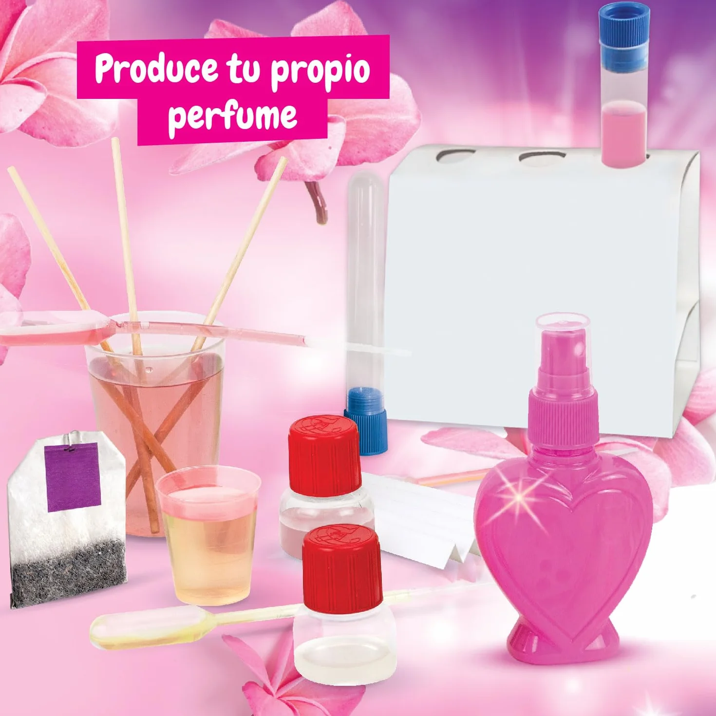 Science4you Fábrica de Colonias para Niños - Laboratorio de Perfumes, Kit de Ciencias STEM, Juguetes para Hacer Perfumes, Regalo 8+