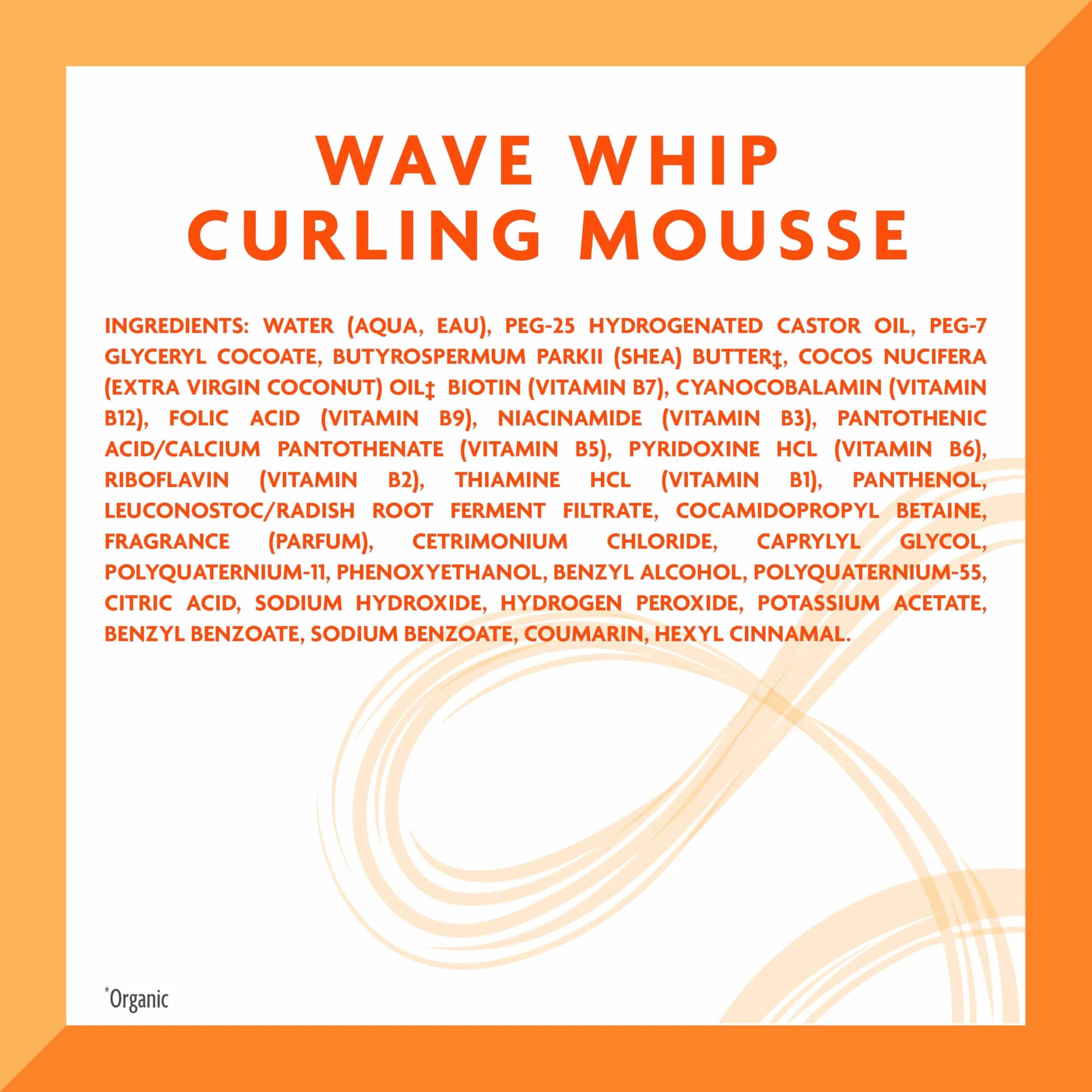 Cantu Shea Butter Wave Whip Curling Mousse 238g