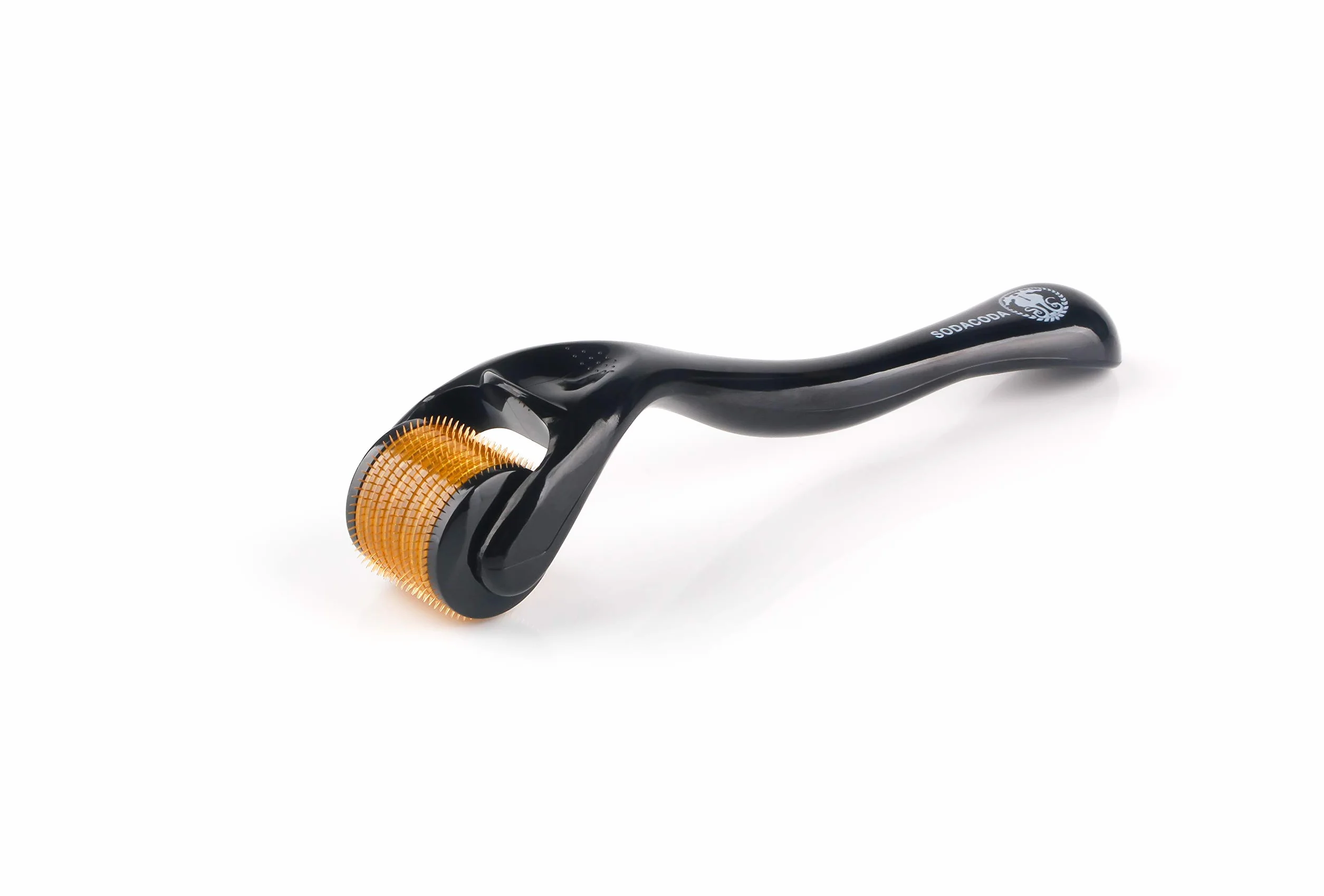 Sodacoda Derma-Roller Rodillo para Barba 540 Microagujas Titanio Acero Inoxidable 1,00mm