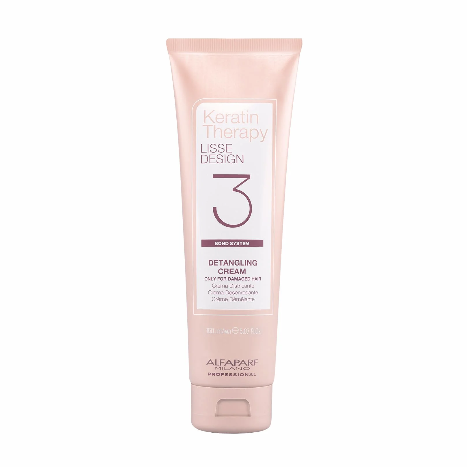 ALFAPARF Lisse Design Keratin Therapy Complete Straightener Treatment Deep Cleansing Shampoo 500ml Smoothing Fluid Detangling Cream Mask Set