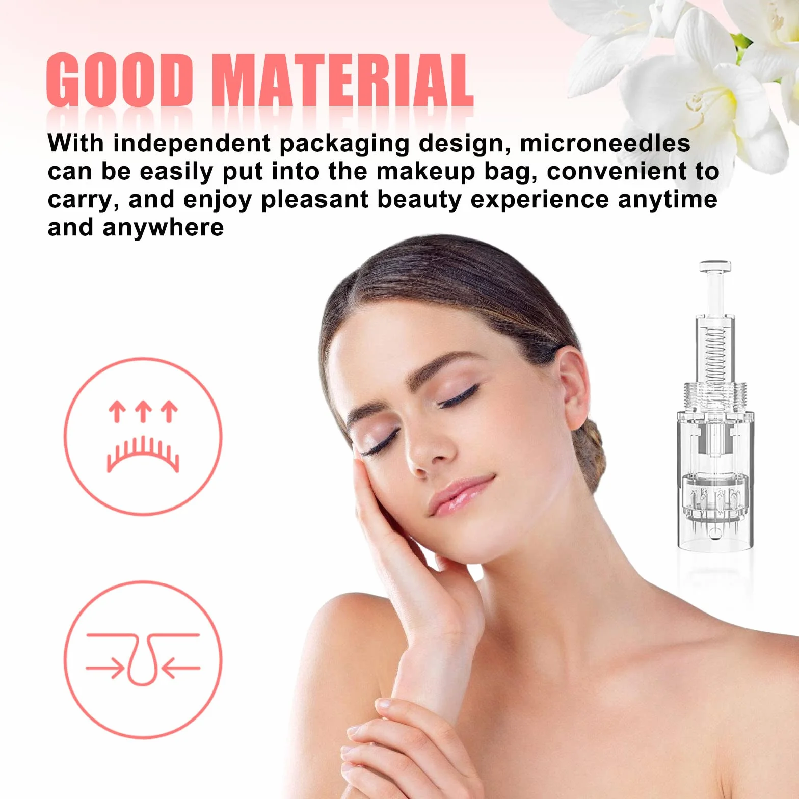 Agujas Dermapen Microneedling 30 Piezas, 12 Pin Micro Aguja de Repuesto para Antienvejecimiento