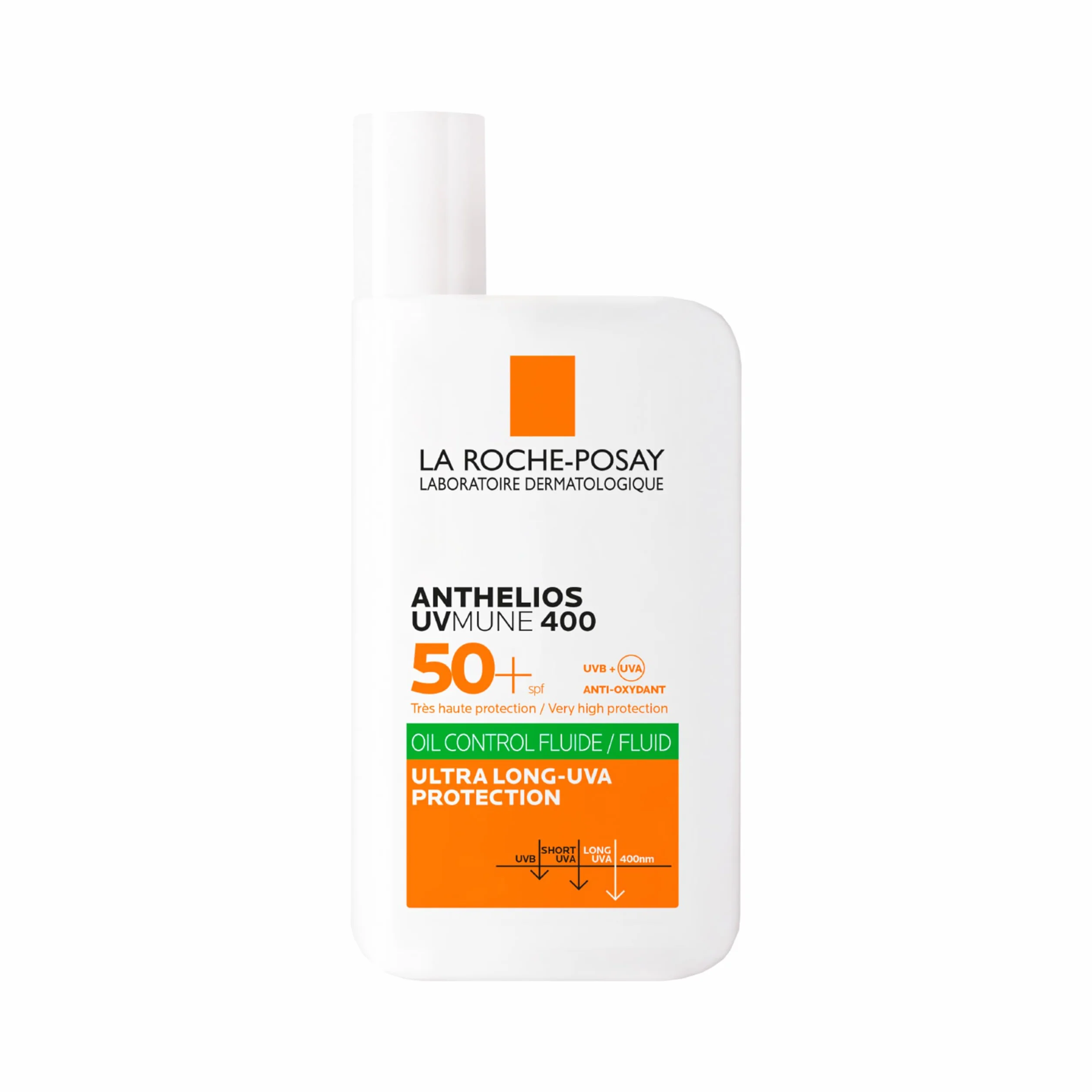 La Roche Posay Anthelios UV-MUNE 400 Oil Control Fluido Invisible SPF50+ Protector Solar 50 ml