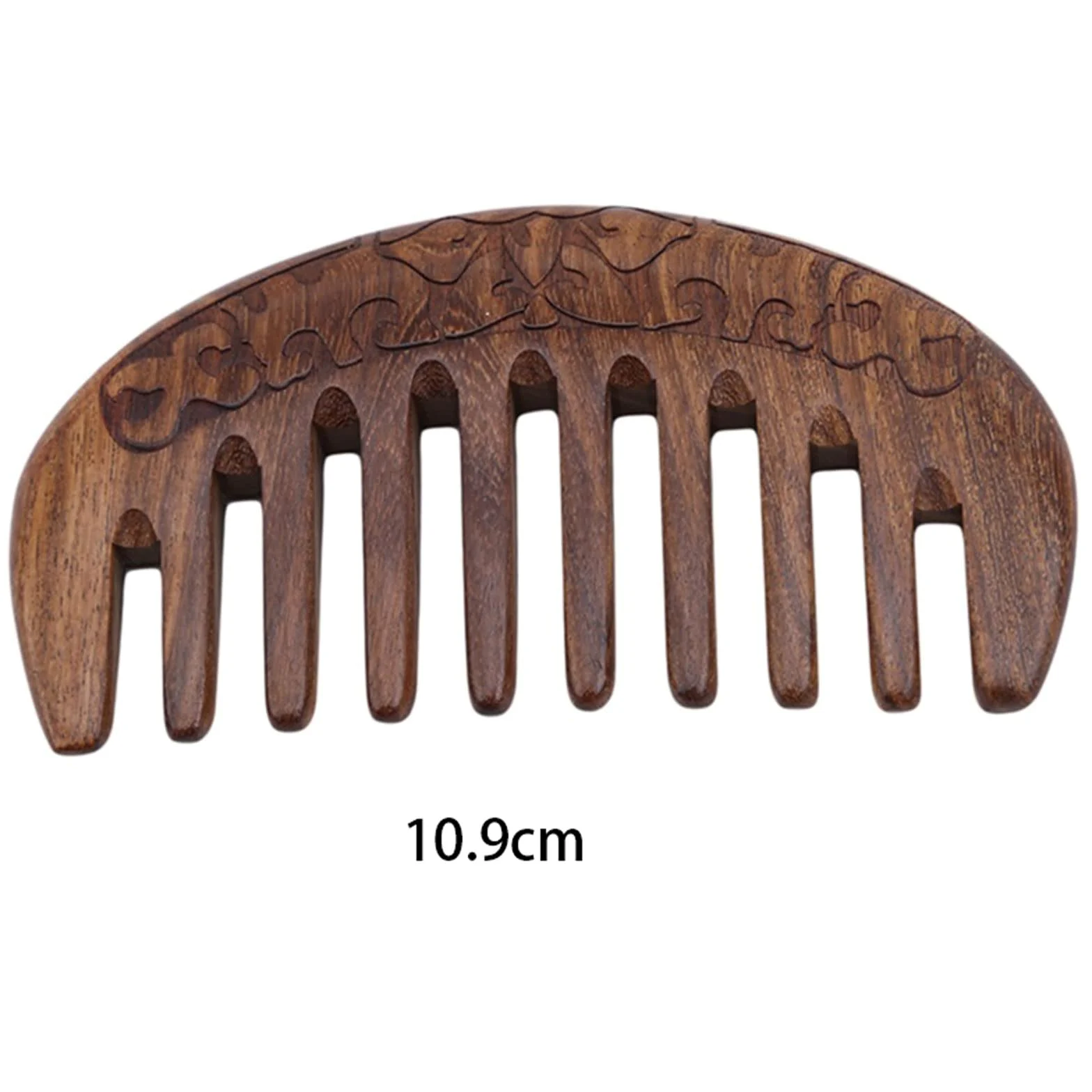 Cepillo de cerdas para el pelo, peine de bolsillo de madera, peines de dientes superestrechos, naturales, negros y dorados, peine antiestático para piojos y barba, herramientas para peinar el cab