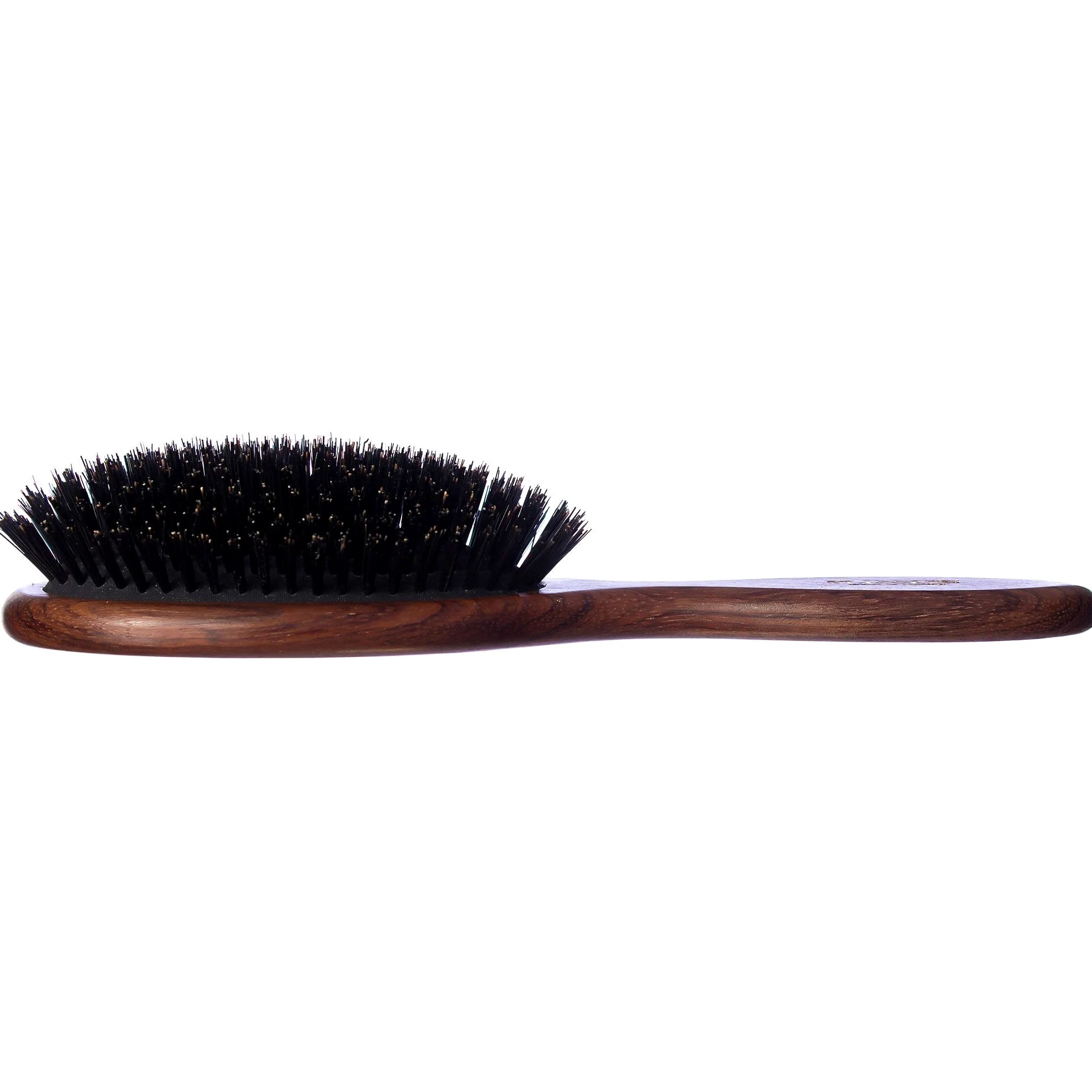 Plisson – Cepillo de pelo neumático para mujeres y hombres, modelo grande – Cepillo tradicional, madera natural, 100% puro pelo de jabalí – Fabricación francesa