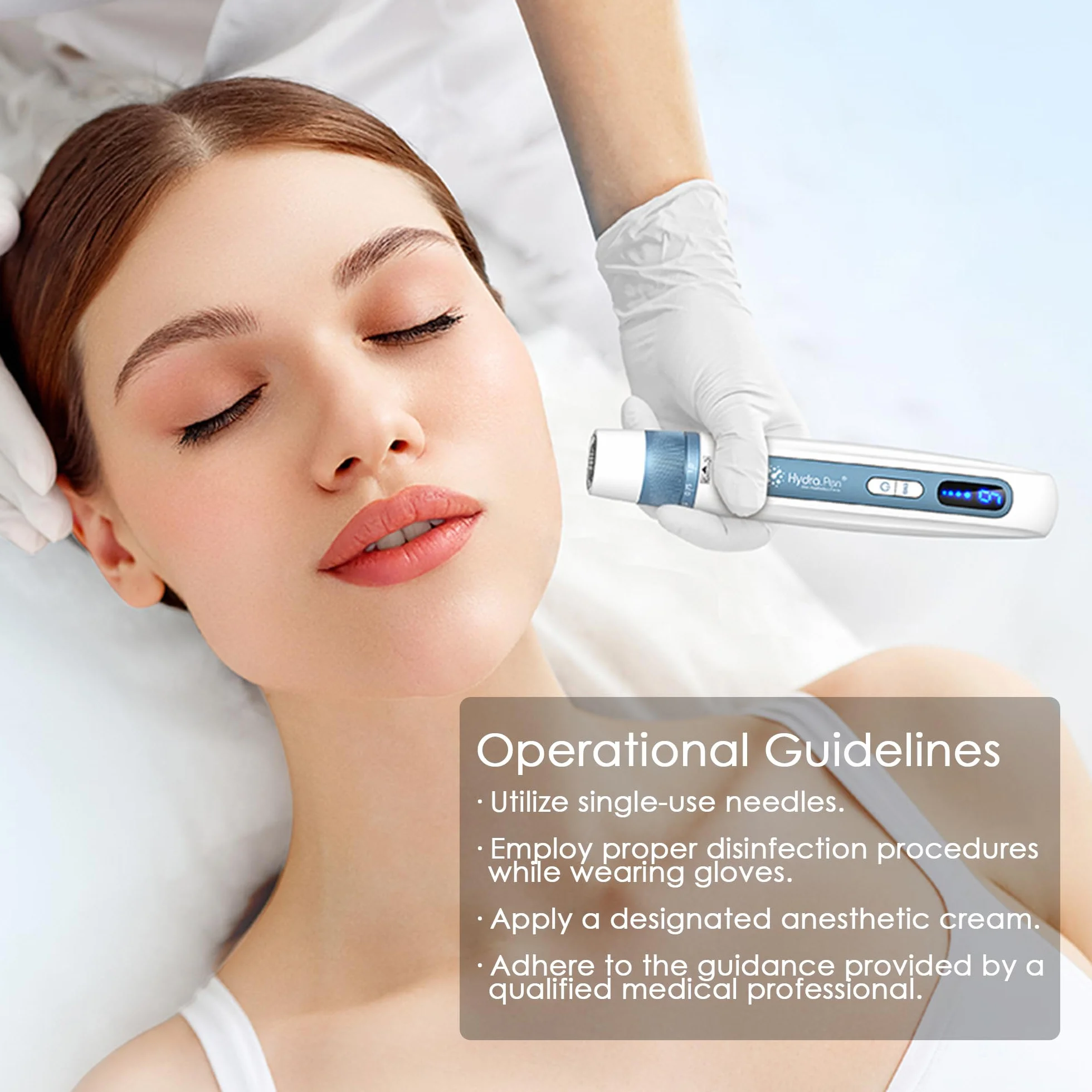 Cartuchos de Repuesto 24 Agujas para Microneedling Compatibles con Hydra Pen H3 H5, 15 Piezas