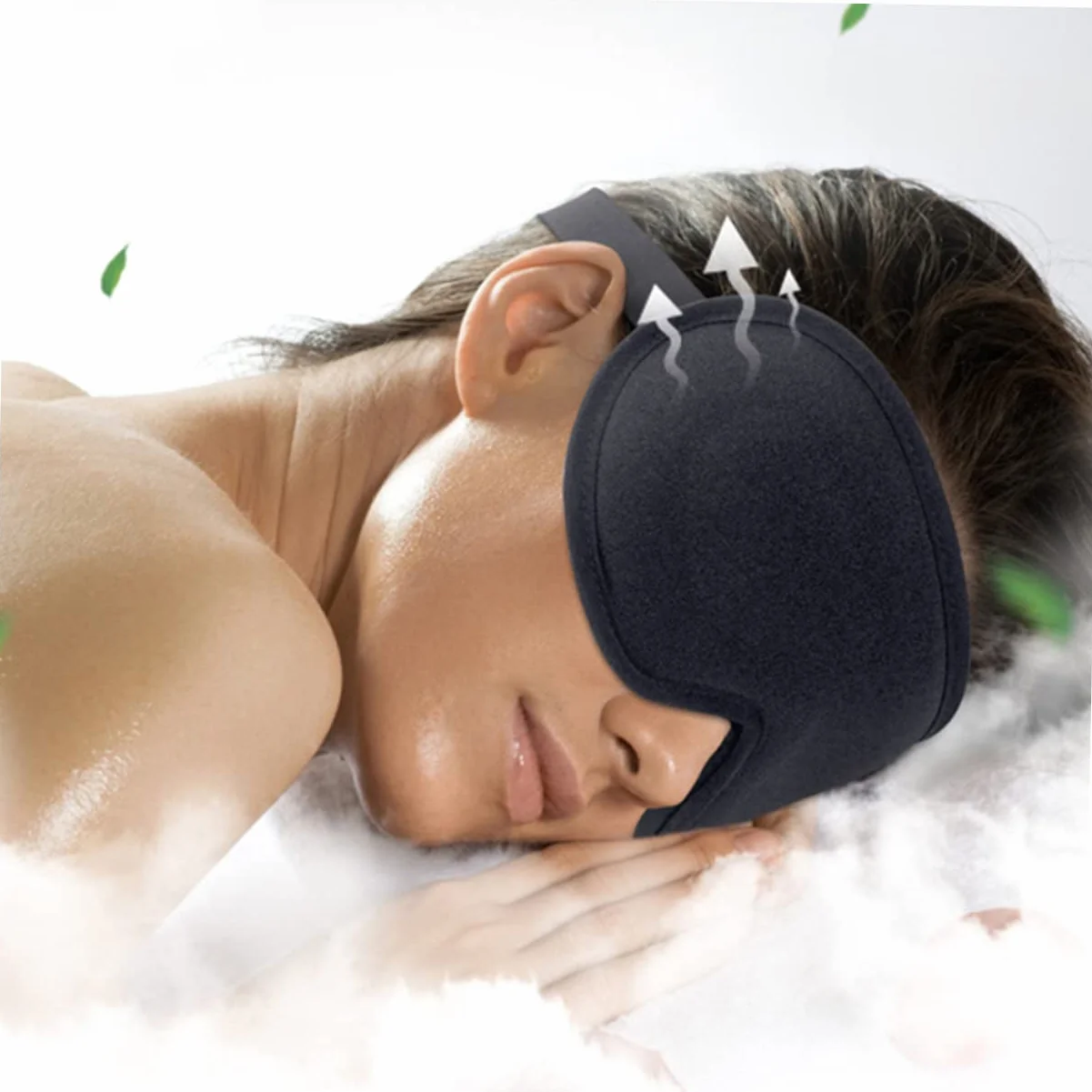 minkissy 4piezas De Sueño y Portátil Oculador Opaco Para Hombre y Mujer Para Viajes y Descanso Material y Transpirable Diseño Ergonómico y Ligero