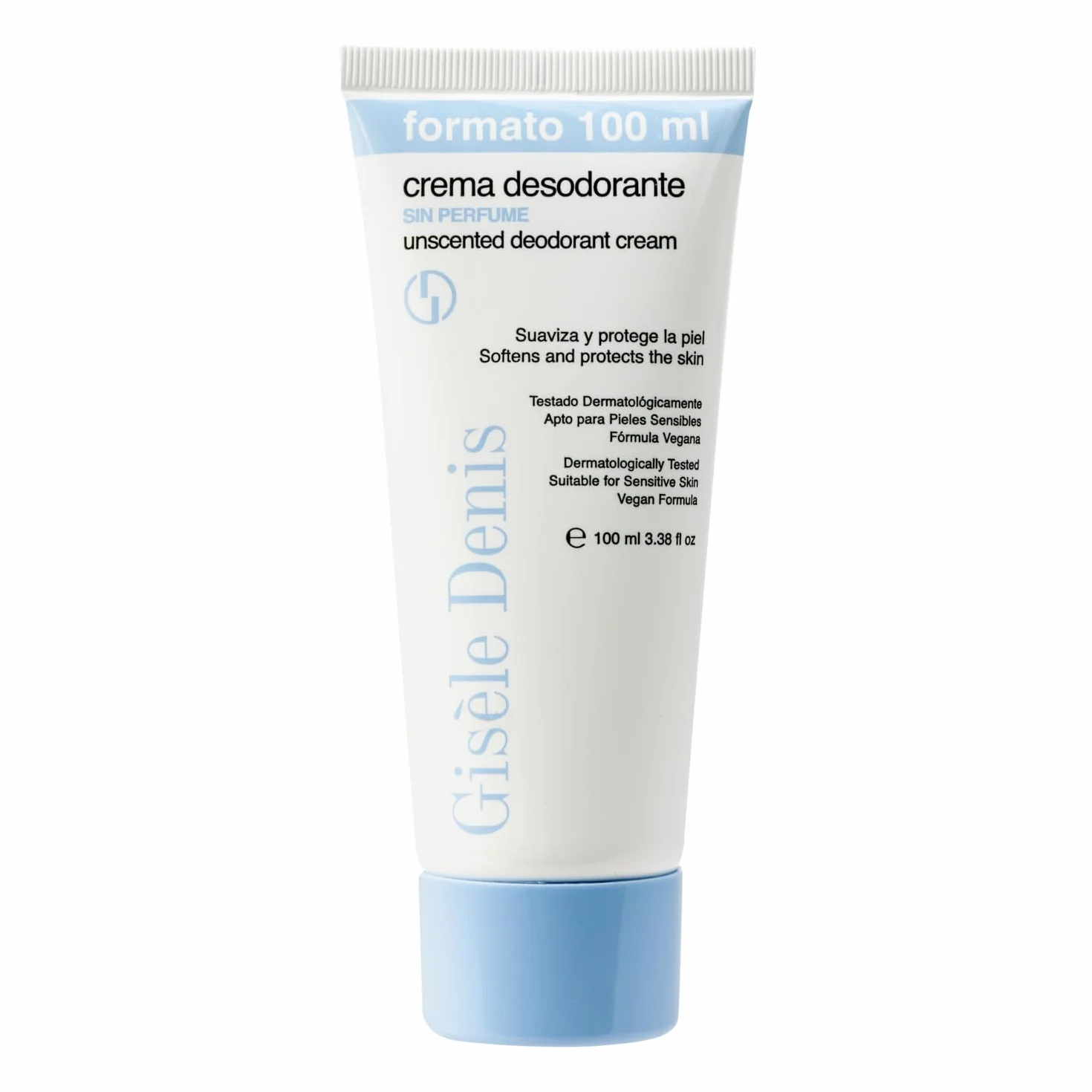 GISÈLE DENIS Desodorante en Crema sin Perfume 3x100 ml Triple Efecto sin Alcohol Fórmula Vegana