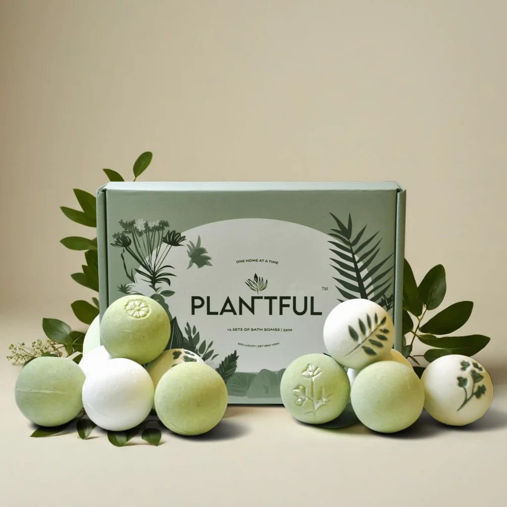Bombas de baño naturales, orgánicas y hechas a mano, 12 juegos de regalo, aromaterapia, humidificación, aceites esenciales, baño de burbujas para niños, regalo perfecto para hombres y mujeres