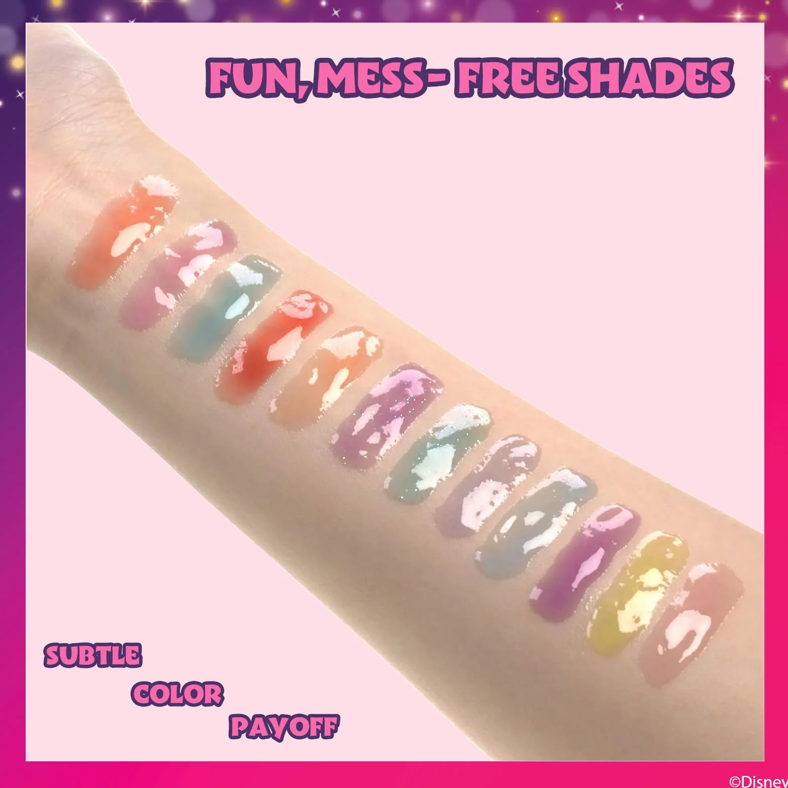 Disney Princess Brillo Labial Vegetal 12 uds