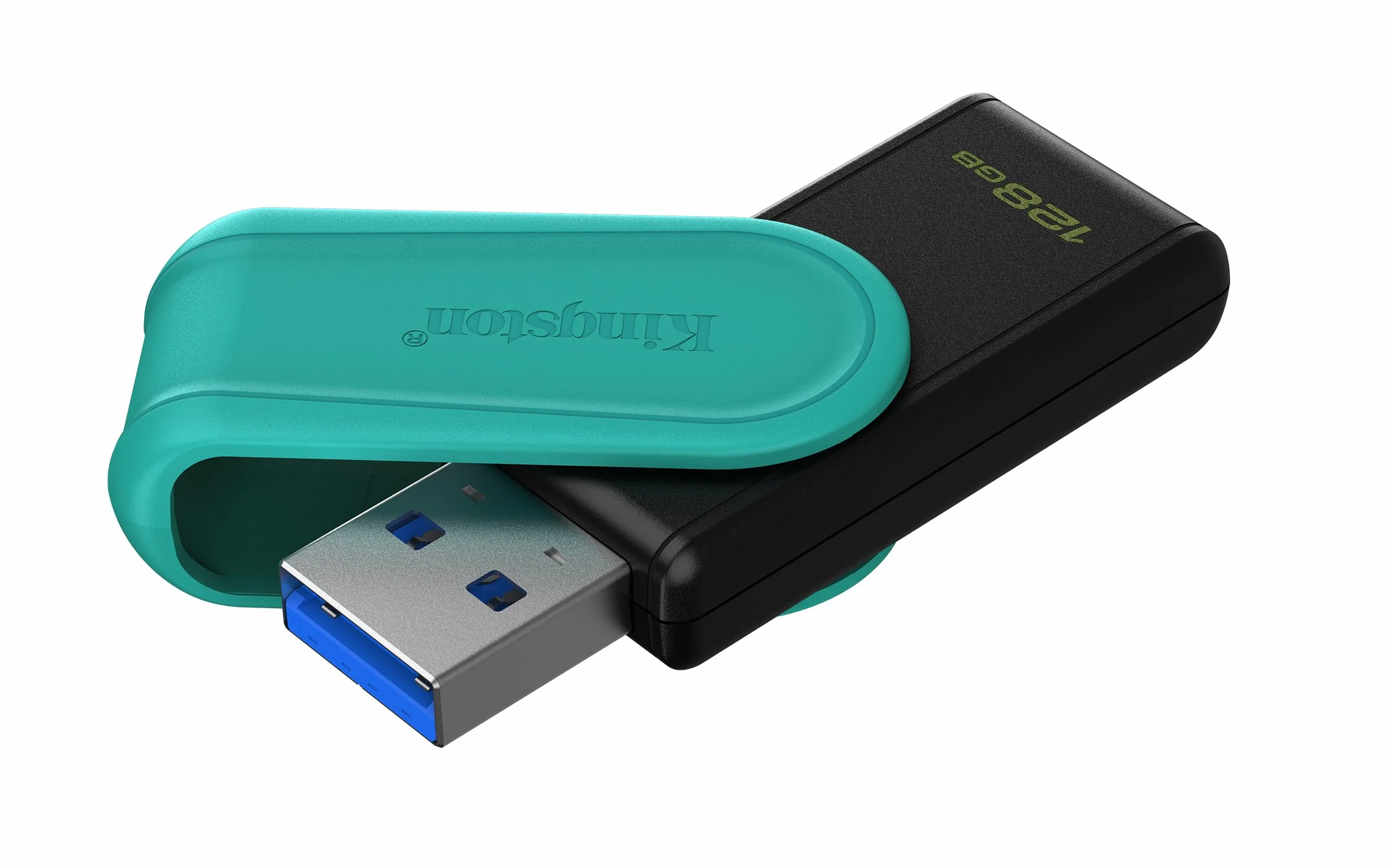 Kingston DataTraveler Exodia S 128GB USB 3.2 Gen 1 Flash Drive Negro Turquesa