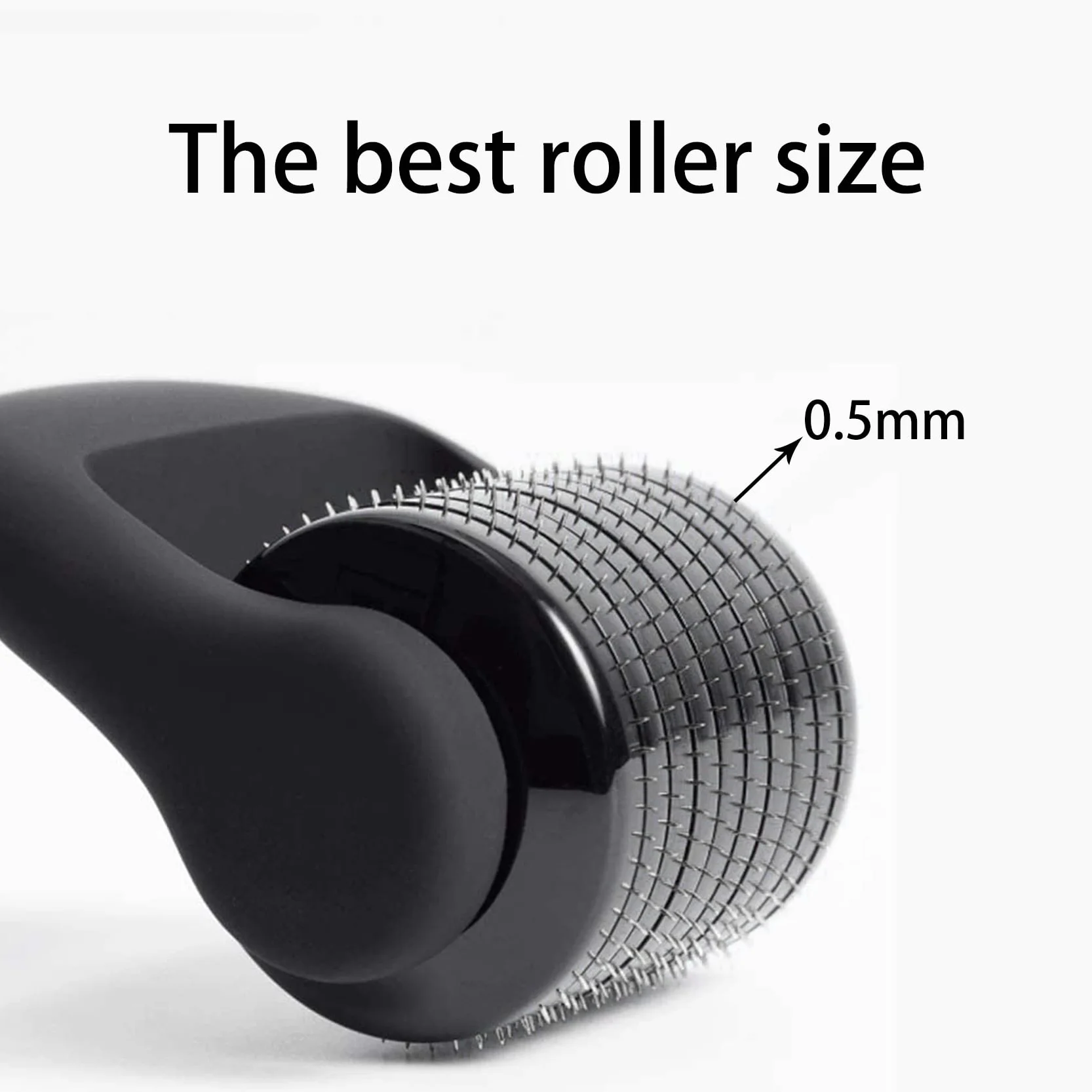 Microagujas Rollo 0,5 mm 540 Agujas para Arrugas Poros Estrías Pérdida de Pelo Cicatrices Hiperpigmentación