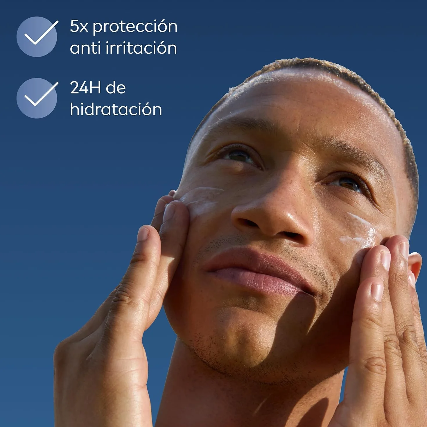 NIVEA MEN Pack Real Madrid Edición Limitada - Sensitive Aftershave 100 ml, Desodorante Spray Deep 150 ml, Gel de Ducha Deep 250 ml, NIVEA Creme 150 ml