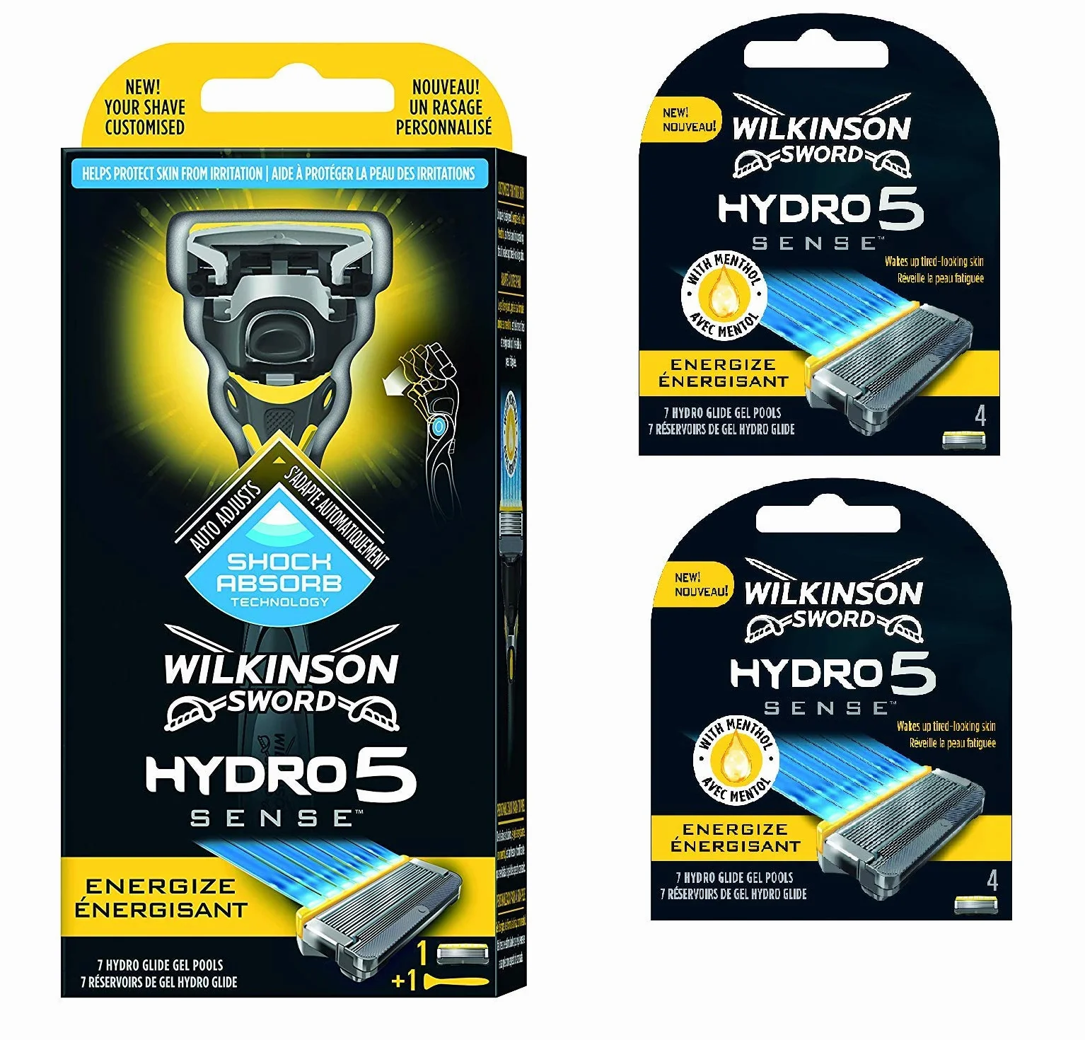 Wilkinson Sword Hydro 5 Sense Juego mango y 8 cuchillas