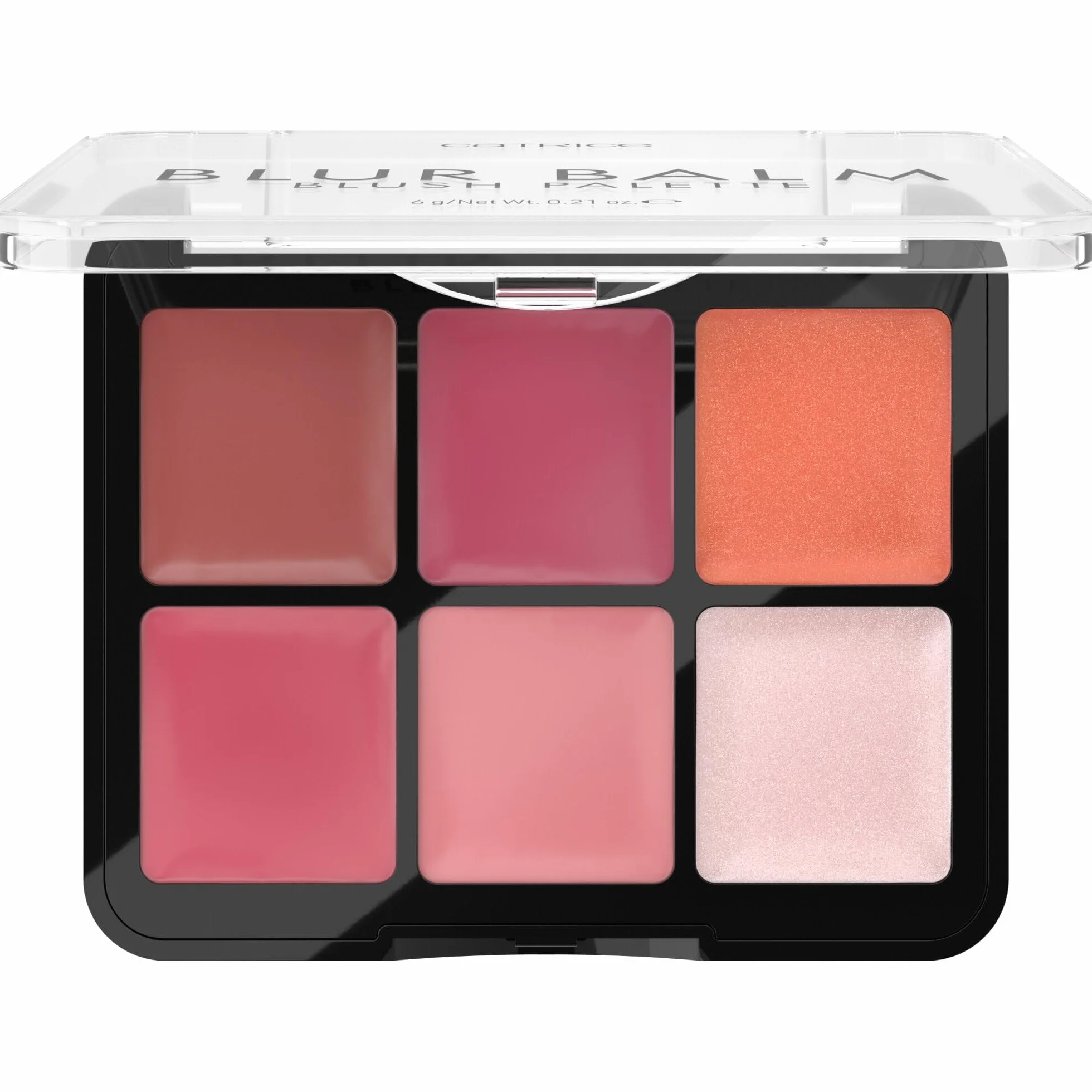 Catrice Blur Balm Blush Palette 6g Paleta de coloretes pigmentada natural luminosa