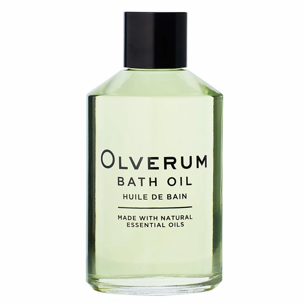 Olverum Bath Oil – Luxury Muscle Soothing Bath Oil 250ml – Highly Concentrated Blend of Pure Essential Oils – Best Relaxing Bath Oil Women and Men – Natural Vegan Green Wellness – Relax Restore Renew