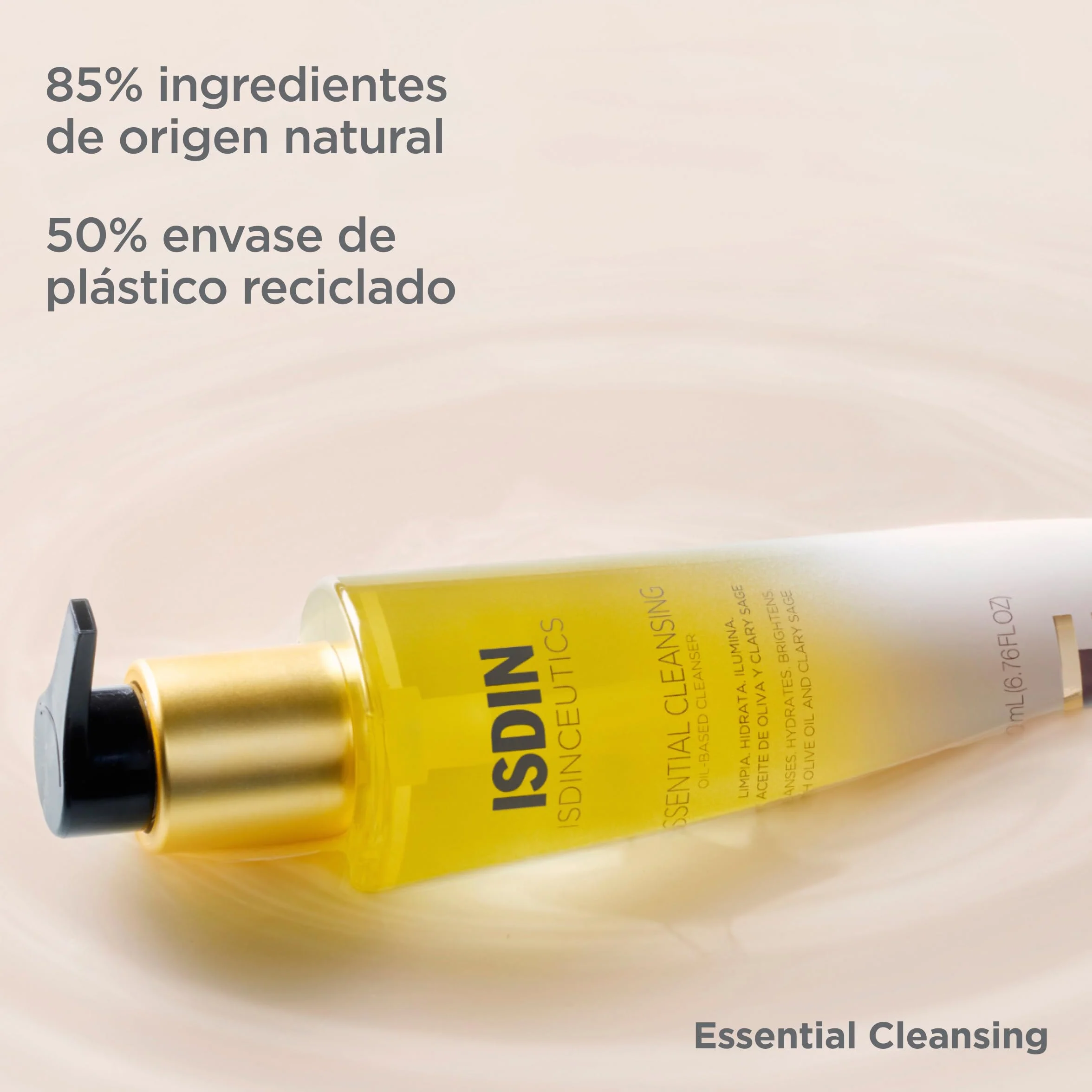 ISDIN Isdinceutics Essential Cleansing Aceite Limpiador Facial Oil-To-Milk 200 ml