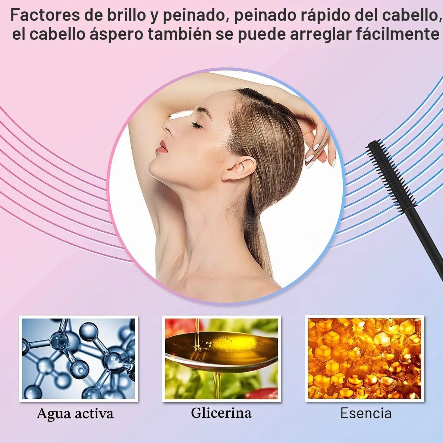 Funan Hairfeel Stick, gel para el cabello refrescante natural, palo de cera, 15ml Pack de 2
