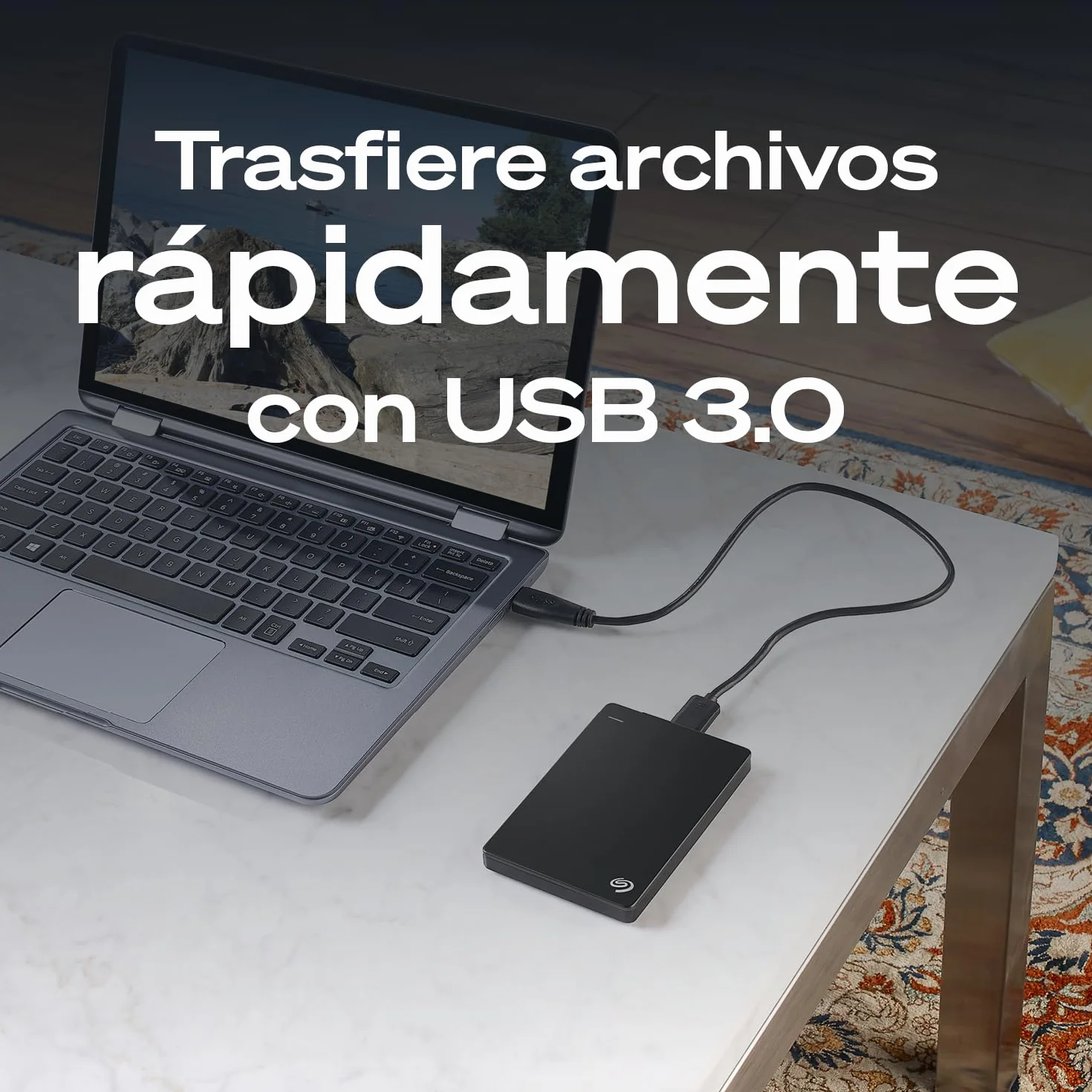 Seagate Portable Drive 2TB, Disco Duro Externo 2,5" USB 3.0