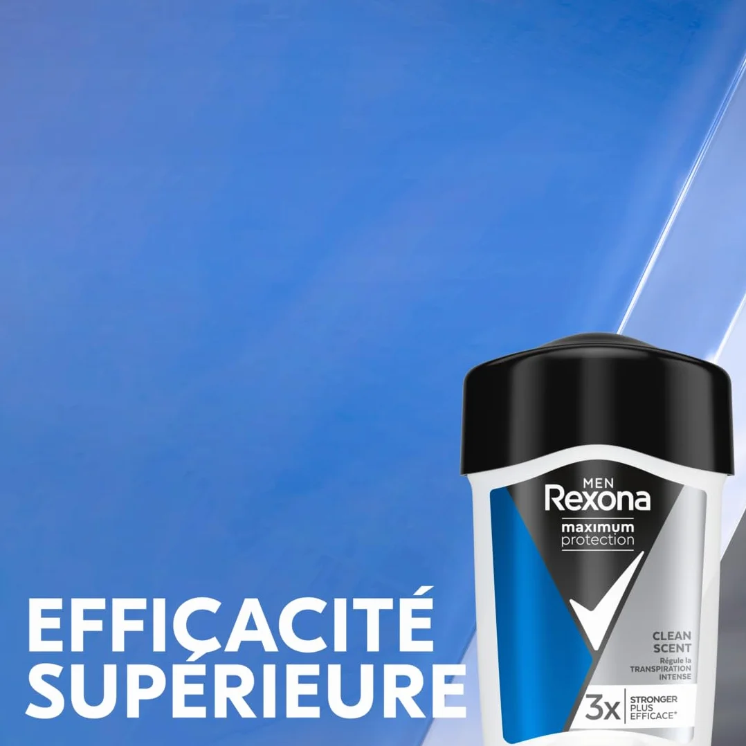 Rexona Maximum Protection Clean Scent Antitranspirante Crema Hombre 45ml