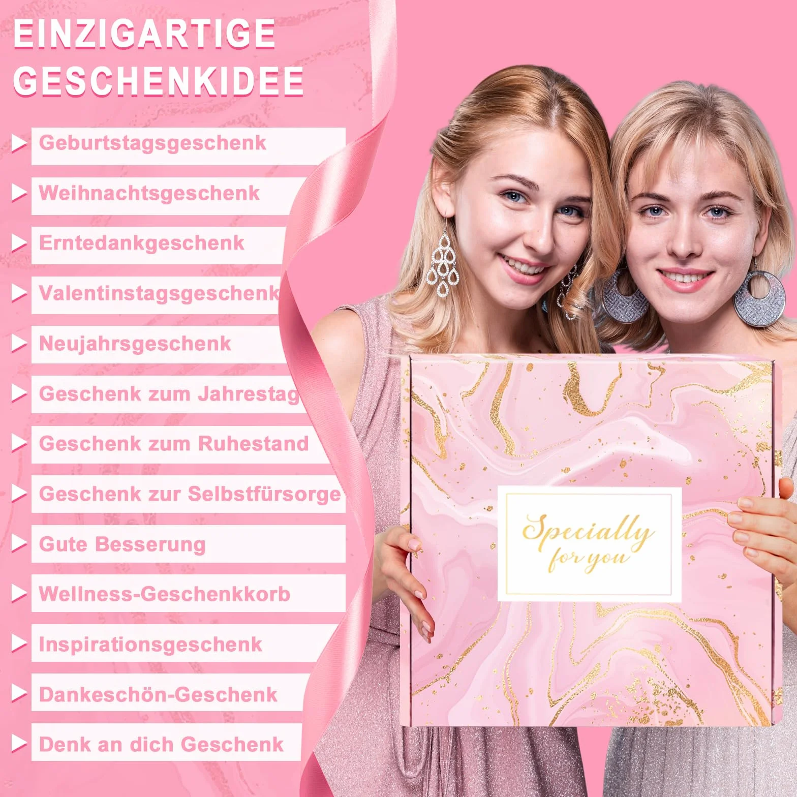 Regalos para mujeres, regalo de cumpleaños para mujeres, relajante cesta de regalo de spa paquete de cuidado, set de regalo para mejores amigas, hermanas, madres, esposas, novias, coworker, bestia