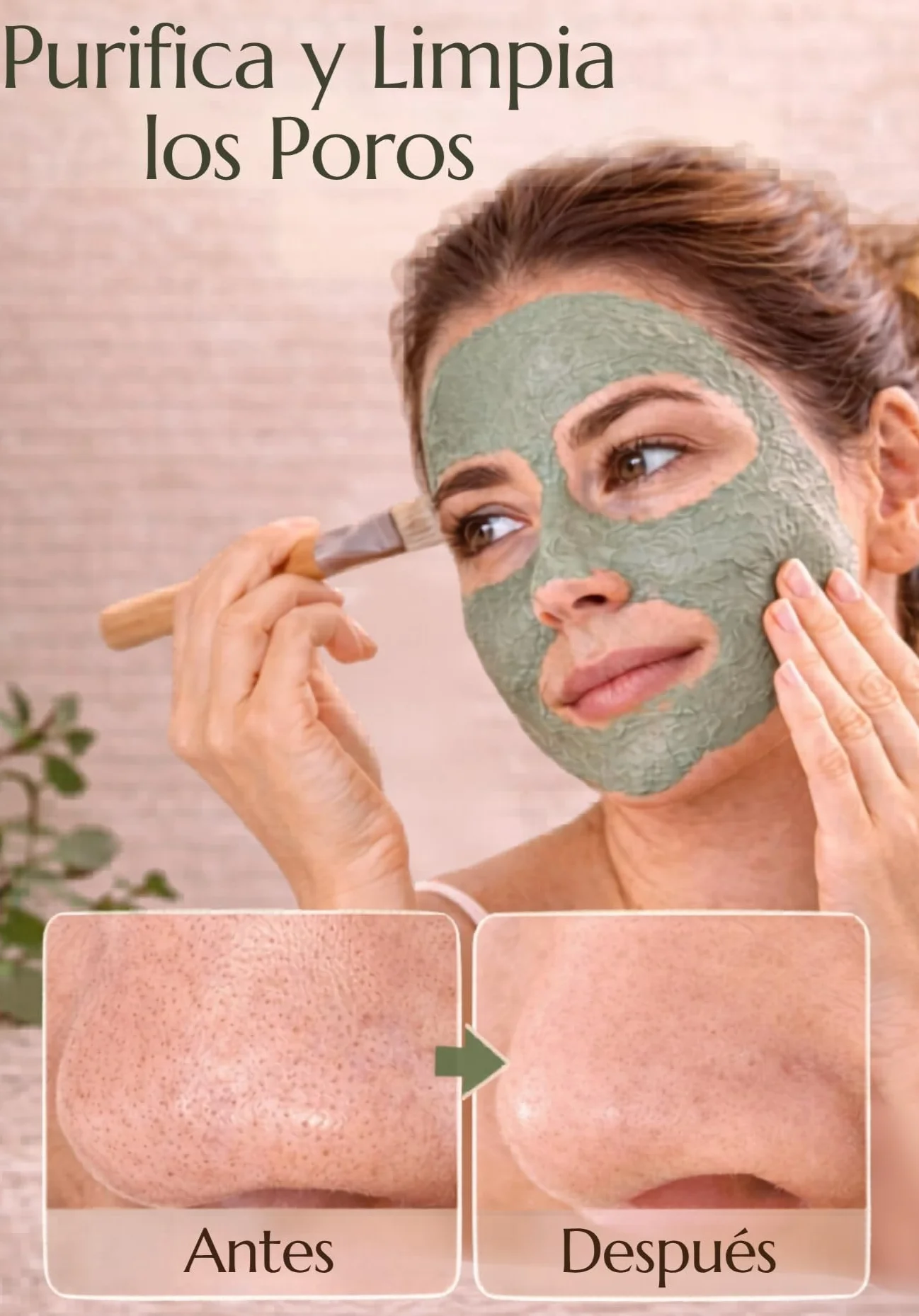 Arcilla Verde Antiinflamatoria 500g - Arcilla Verde en Polvo Purifica y Regenera
