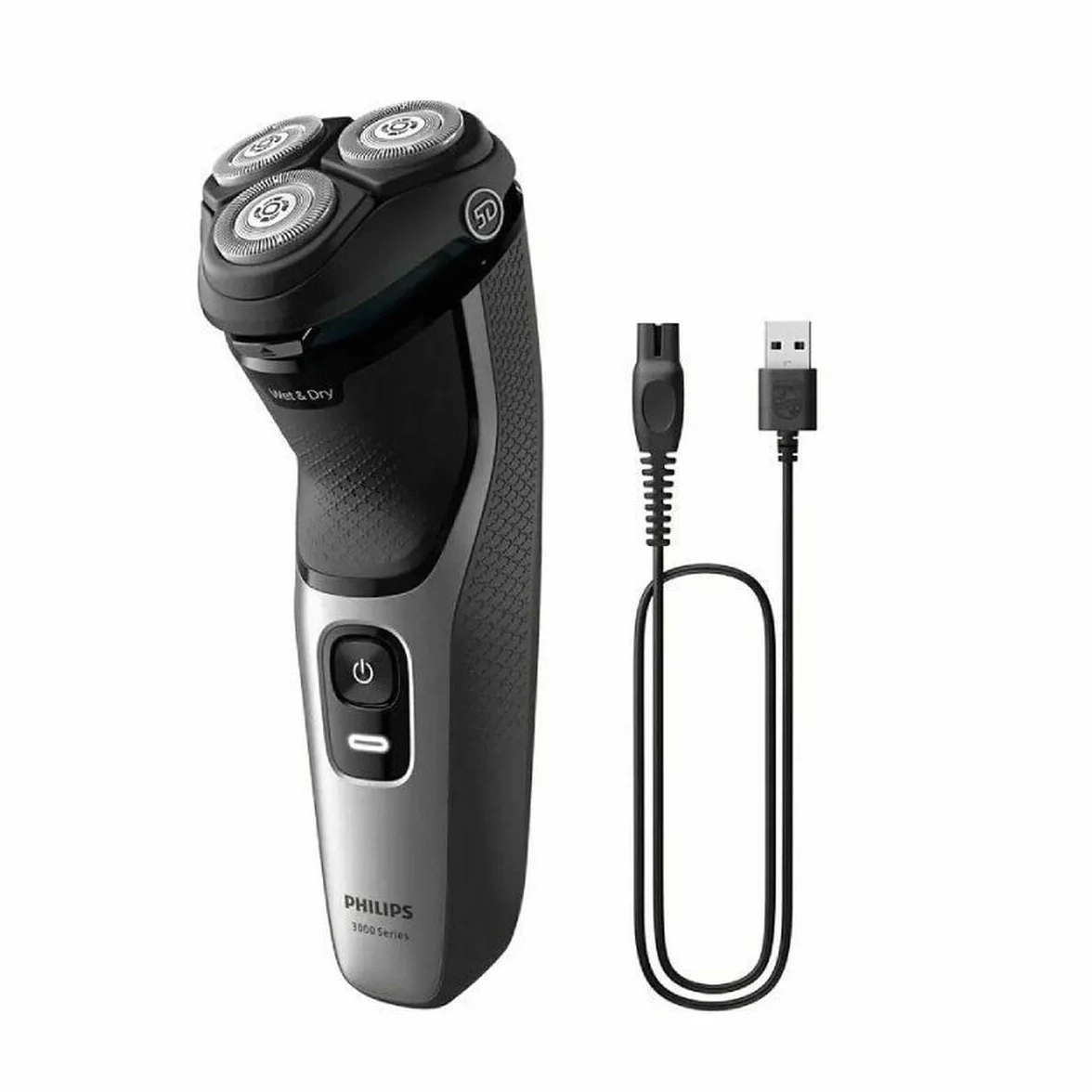 PHILIPS S3143/02 Afeitadora Mojado y seco rotación Negro Plata