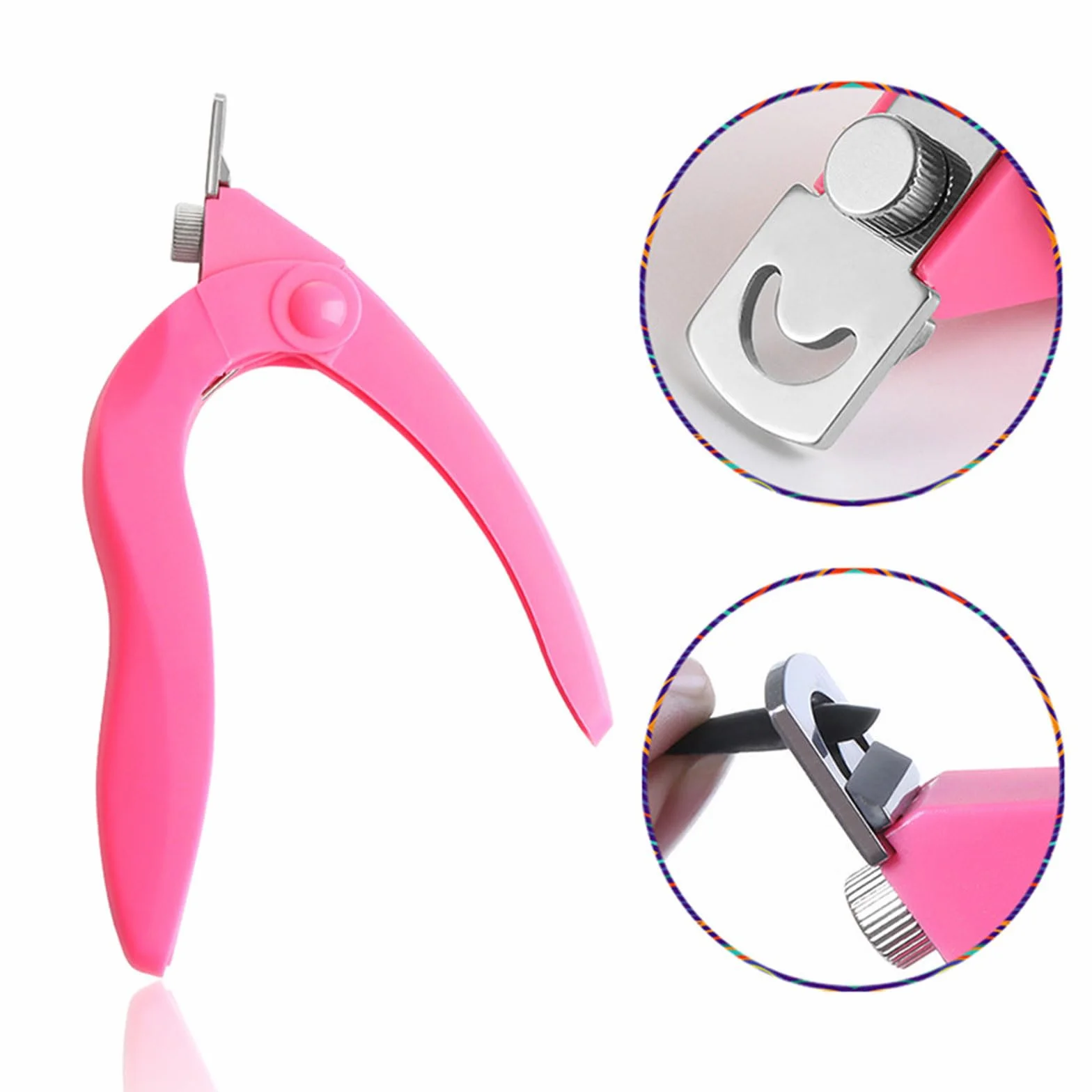 Cortadora de uñas profesional acero inoxidable alicates acrílicos uñas postizas herramientas manicura