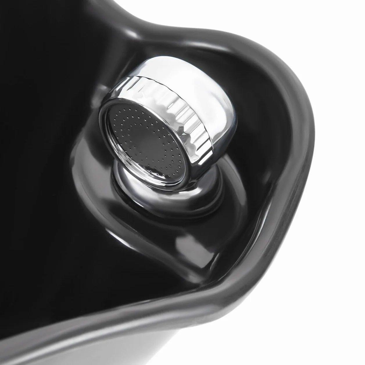 Lavabo de peluquería móvil con bomba, lavado de agua de altura, cuadrado, diseño ergonómico