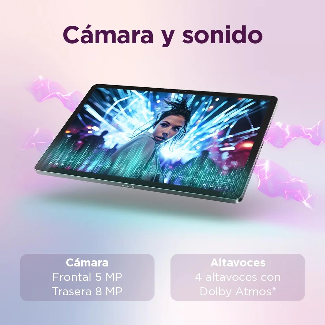 Lenovo Idea Tab 11" 2.5K Tablet 8GB RAM 128GB UFS MediaTek Dimensity 6300 Gris