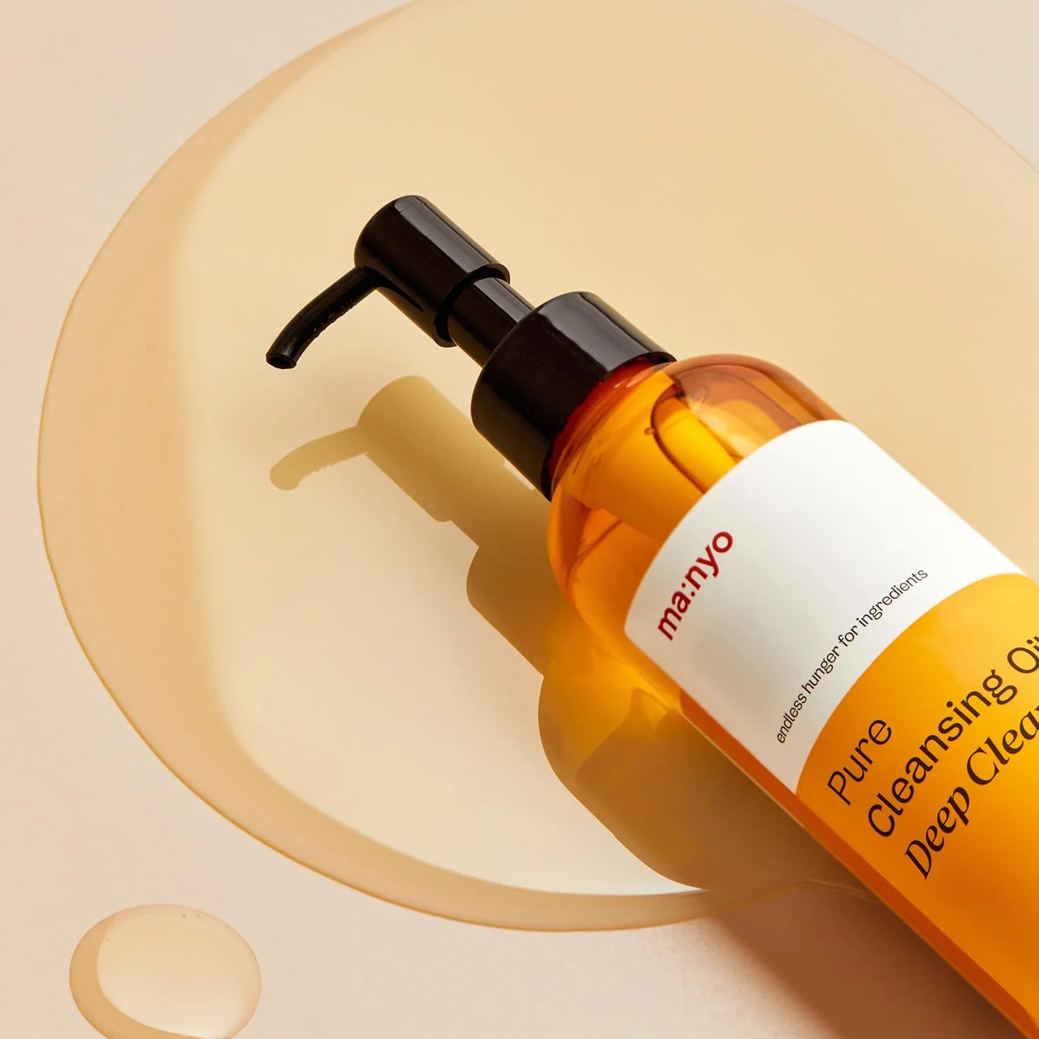 Ma:nyo Aceite Limpiador Facial Coreano para Puntos Negros, Eliminación de Maquillaje con Aceite de Argán, 6.7 fl oz