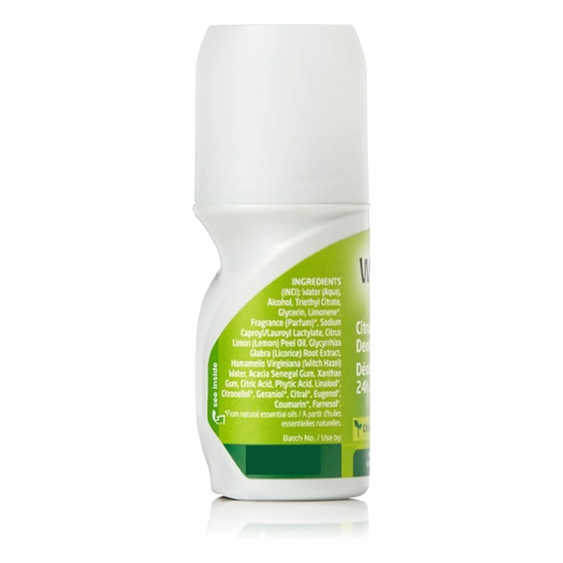 Weleda Desodorante Roll-On Citrus 24h Protección Natural Sin Sales de Aluminio Vegano 50 ml