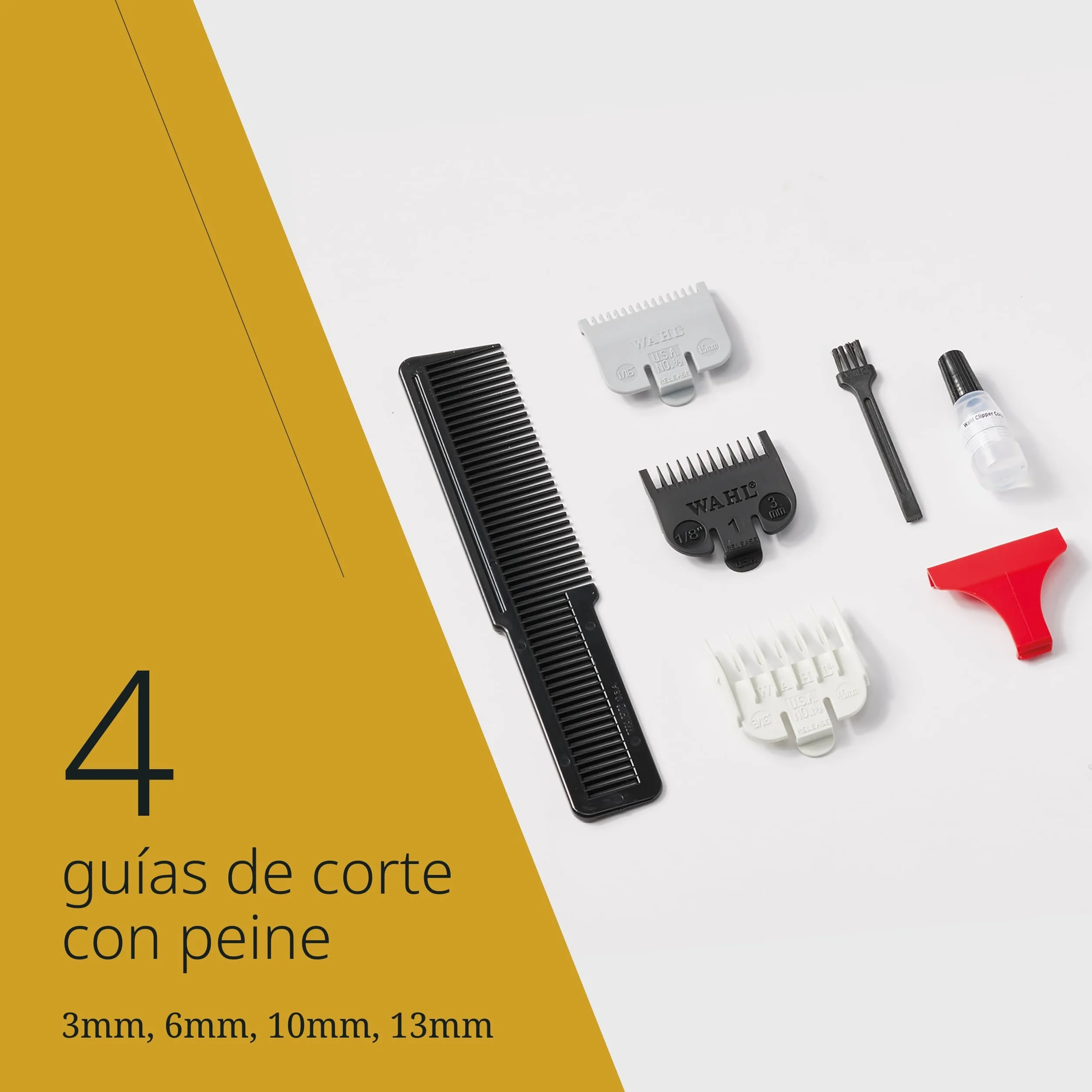 Wahl Super Taper Maquina Cortapelos Cuchillas Cromadas Corriente Alterna Blanco