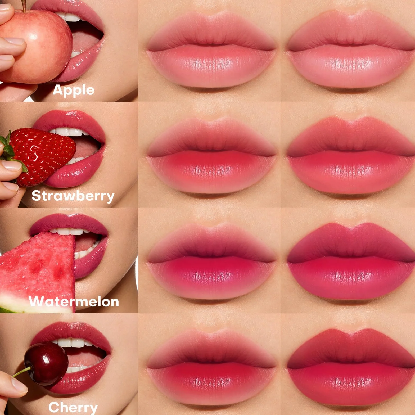 Bayfree 7 Colours Lip Tint Stain Set, Tinte Labios Duraderos Impermeables Mate Ligero