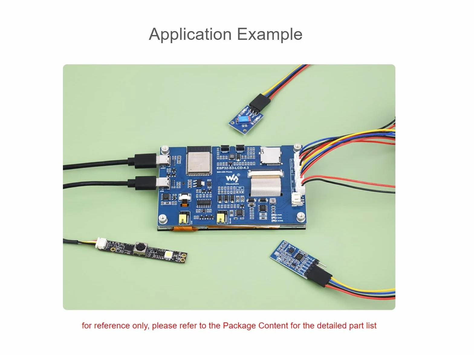 ESP32-S3 4.3inch Capacitive Touch Display Development Board with 2.4GHz WiFi BLE 5, 32-bit LX7 Dual-Core Processor, Flash PSRAM