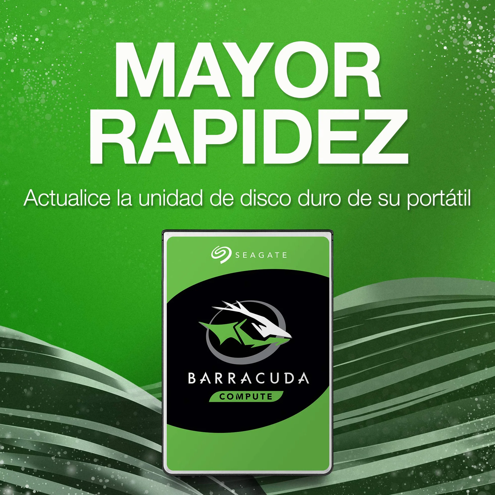 Seagate BarraCuda 1TB Disco Duro Interno 2.5 Pulgadas SATA 6 Gb/s 5400 RPM 128 MB Caché ST1000LM048