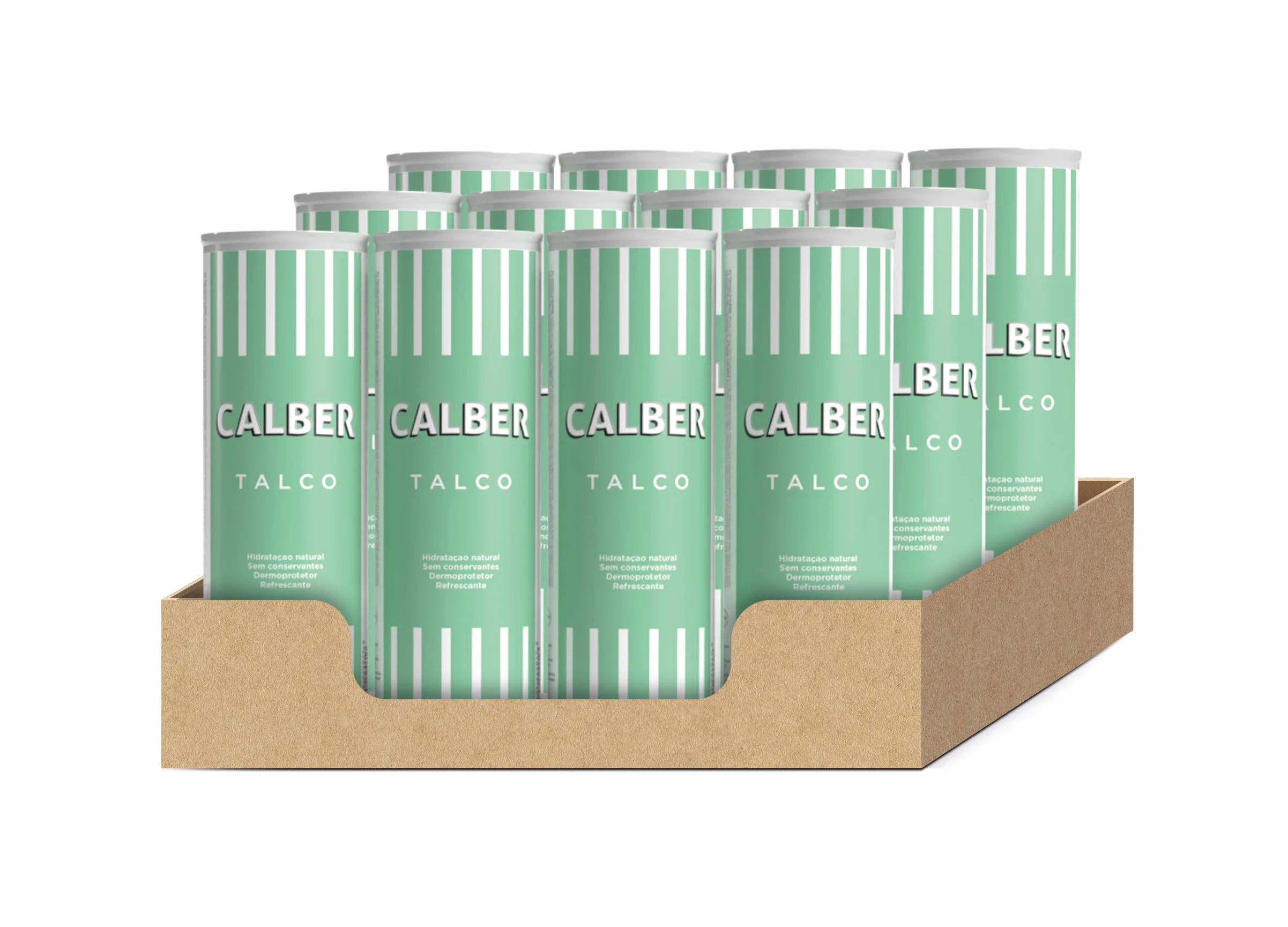 Polvos de Talco Caja 12 × 200 g Hipoalergénico Antirozaduras Dermoprotector para Bebé