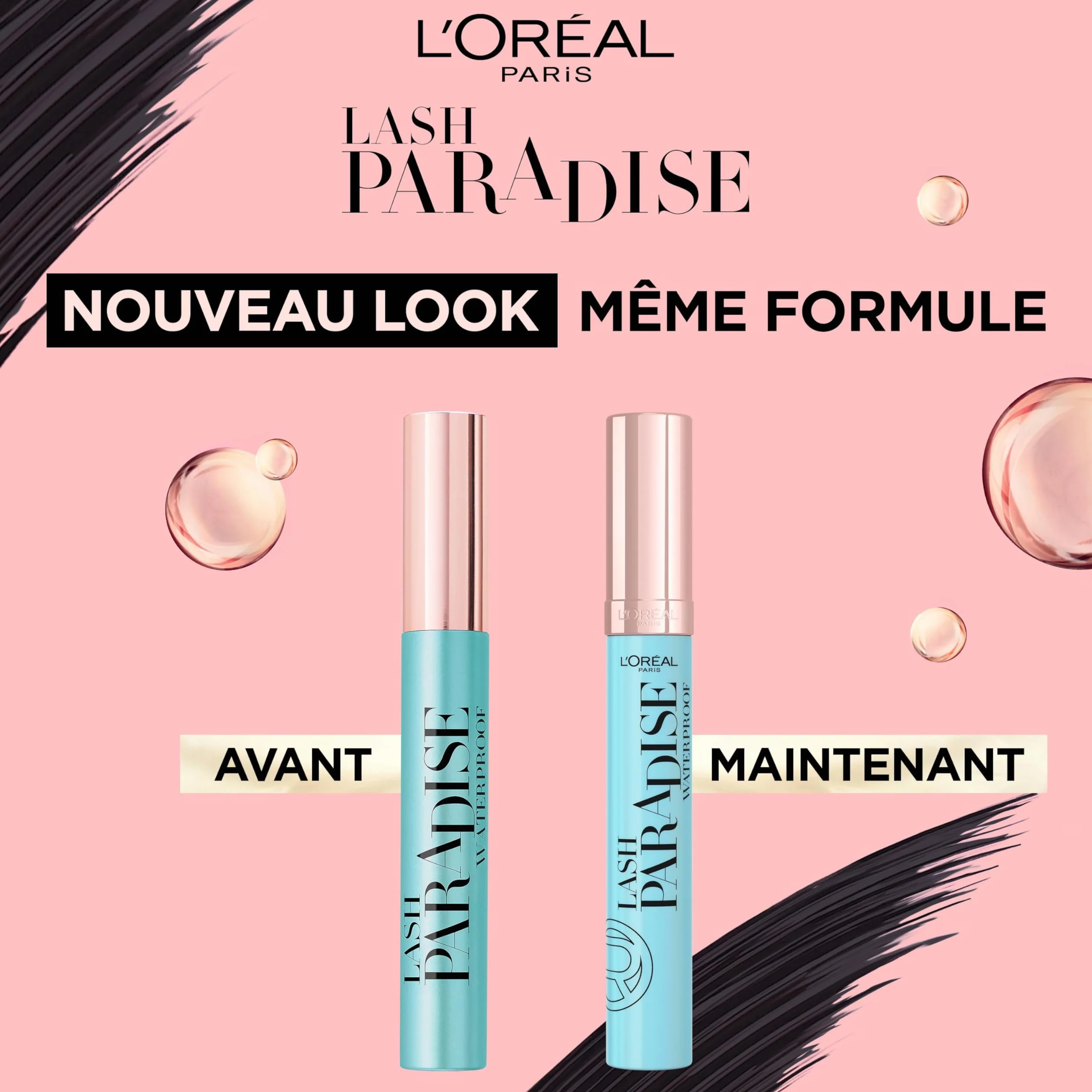 L'Oreal Paris Paradise Extatic Máscara de Pestañas Waterproof Negro 7 ml