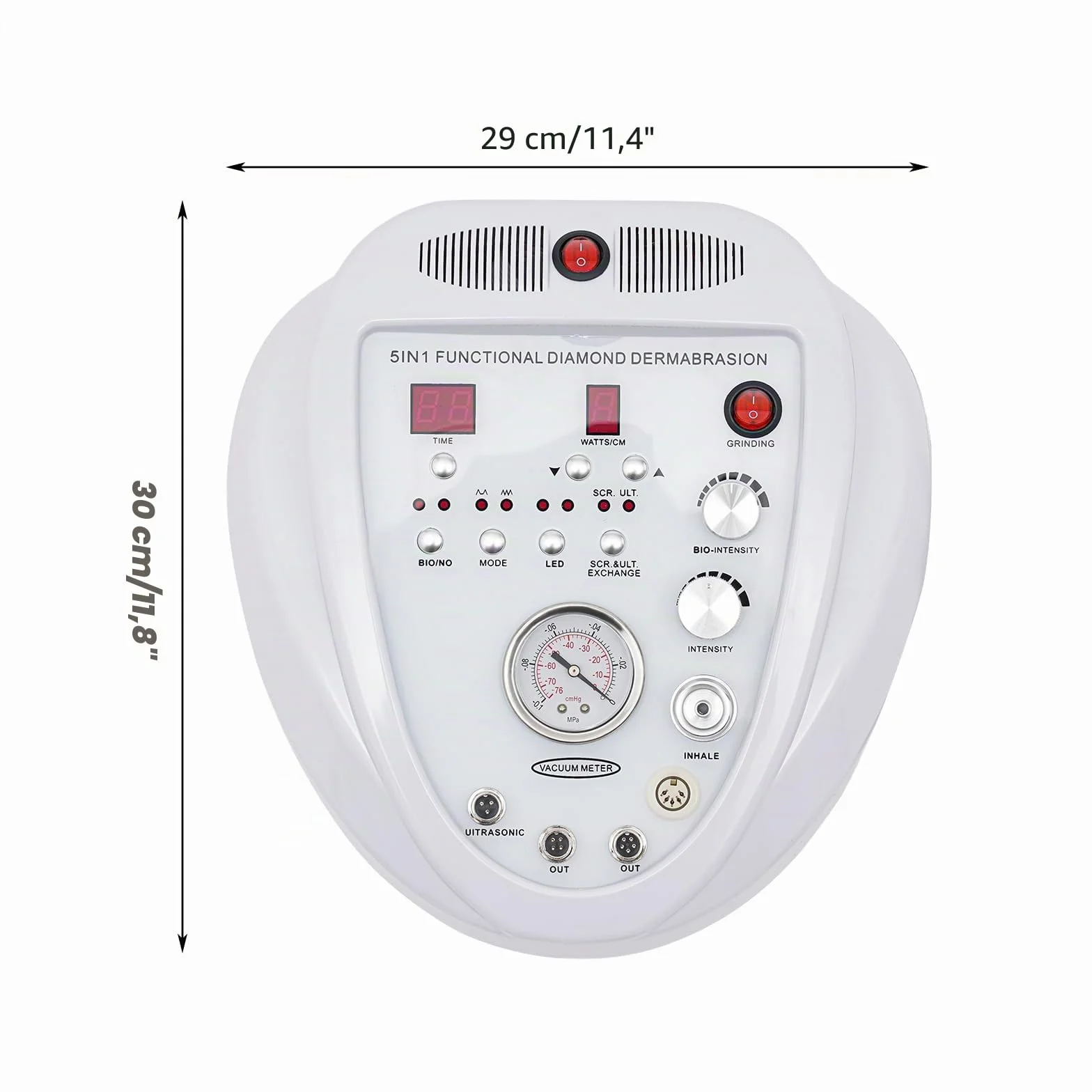 5 en 1 máquina profesional de microdermoabrasión diamante, microdermabrasión de diamante, dispositivo de microdermoabrasión Hydrafacial, máquina de belleza personal para uso doméstico