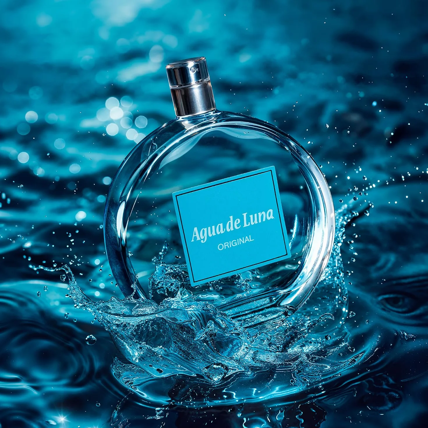 AGUA DE LUNA Pack de 2 x 100 ml Colonia Mujer Eau de Toilette Spray Floral Fresca