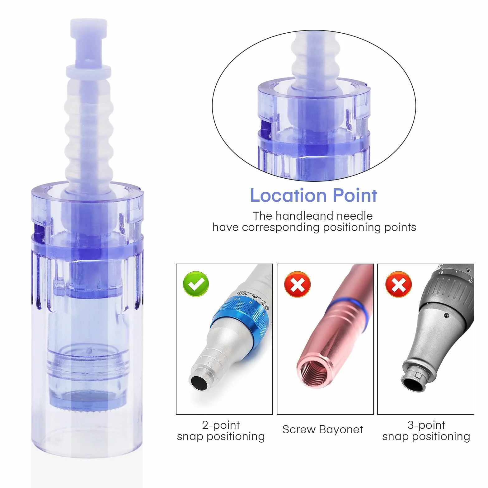 Agujas Dermapen 36 puntas Cartuchos Microneedling para Derma Pen ULTIMA A6 A10 M5 M7 Ranura Bayoneta
