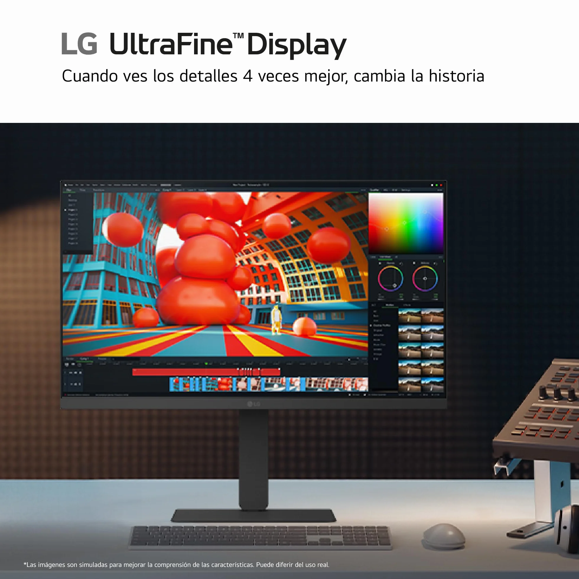 LG 27U730A-B Monitor 4K UHD 27" IPS 60Hz HDR10 USB-C Negro