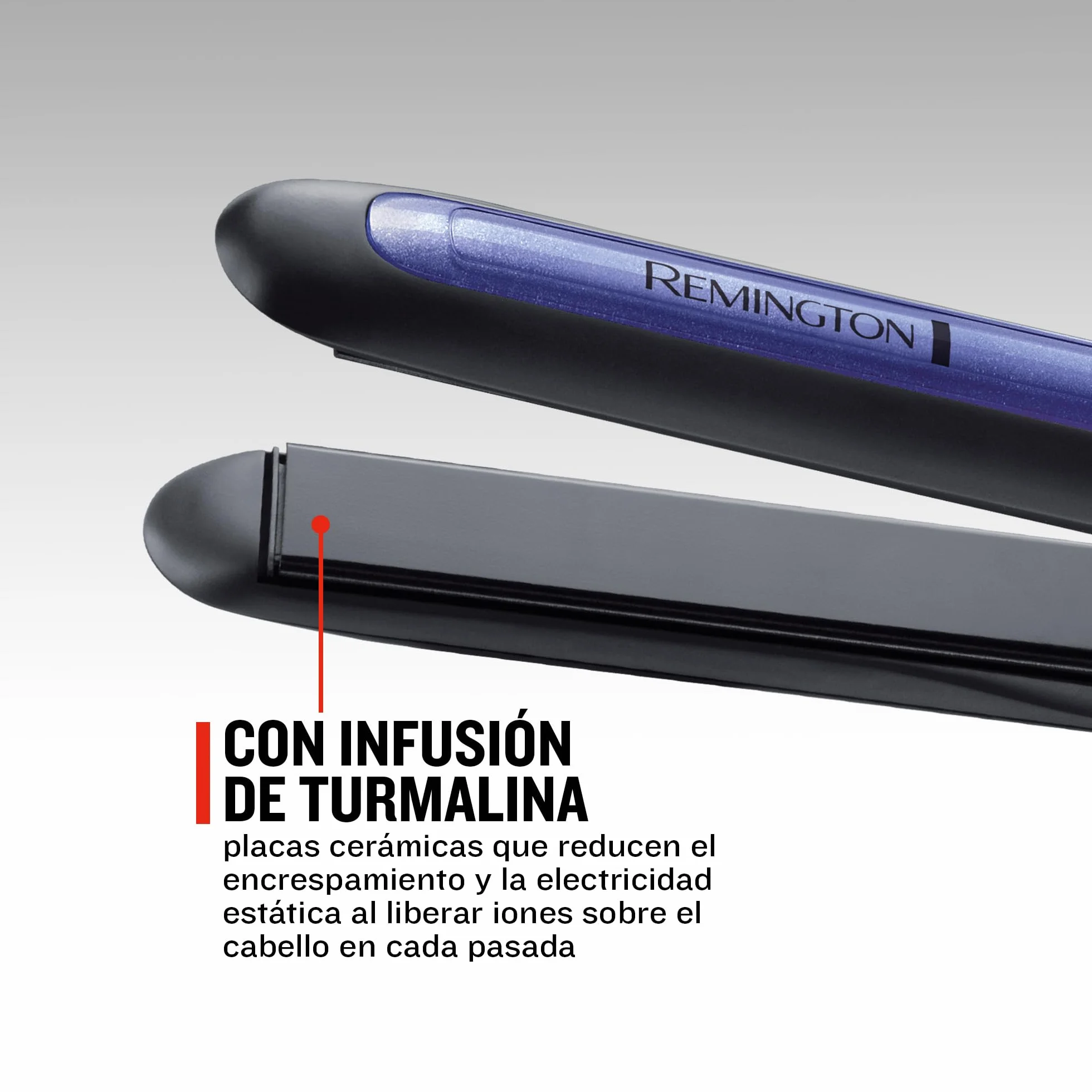 Remington Plancha Pelo Pro-Ion cerámica turmalina 150-230°C LCD S7710