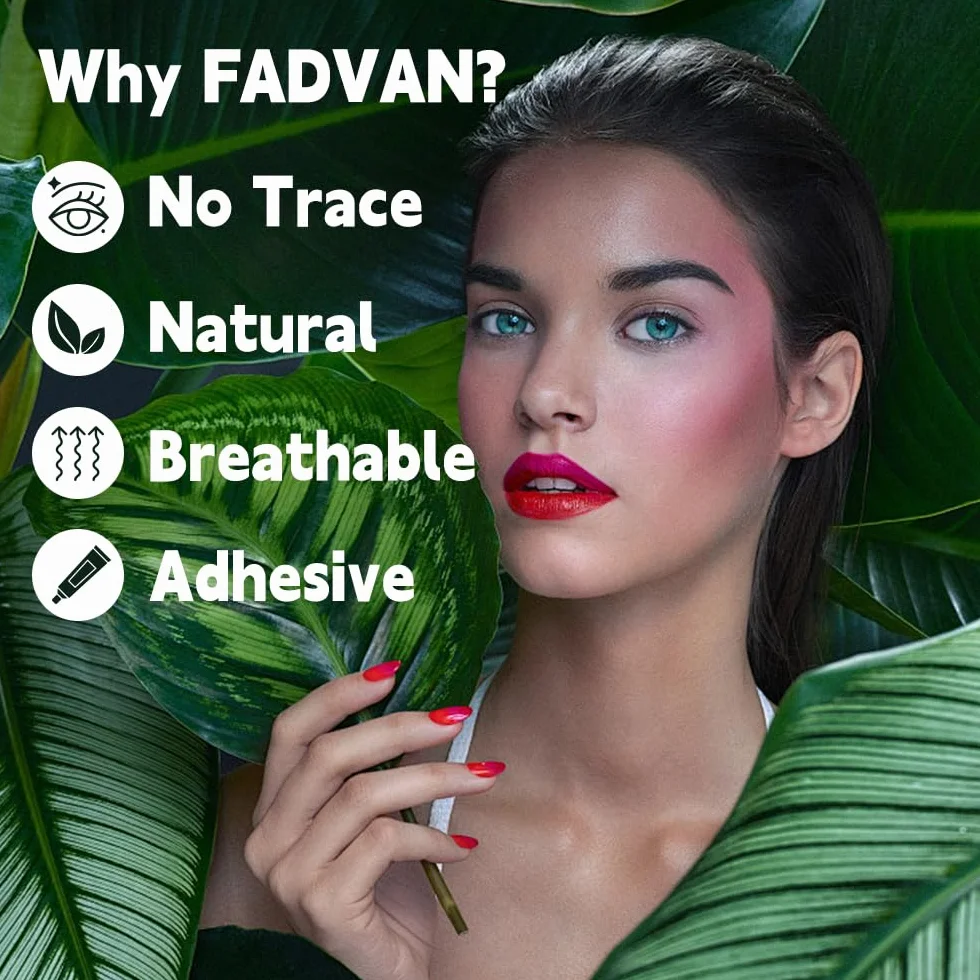 FADVAN 500 Piezas Tiras para Párpados Adhesivas Levantar Párpados Caídos Invisibles