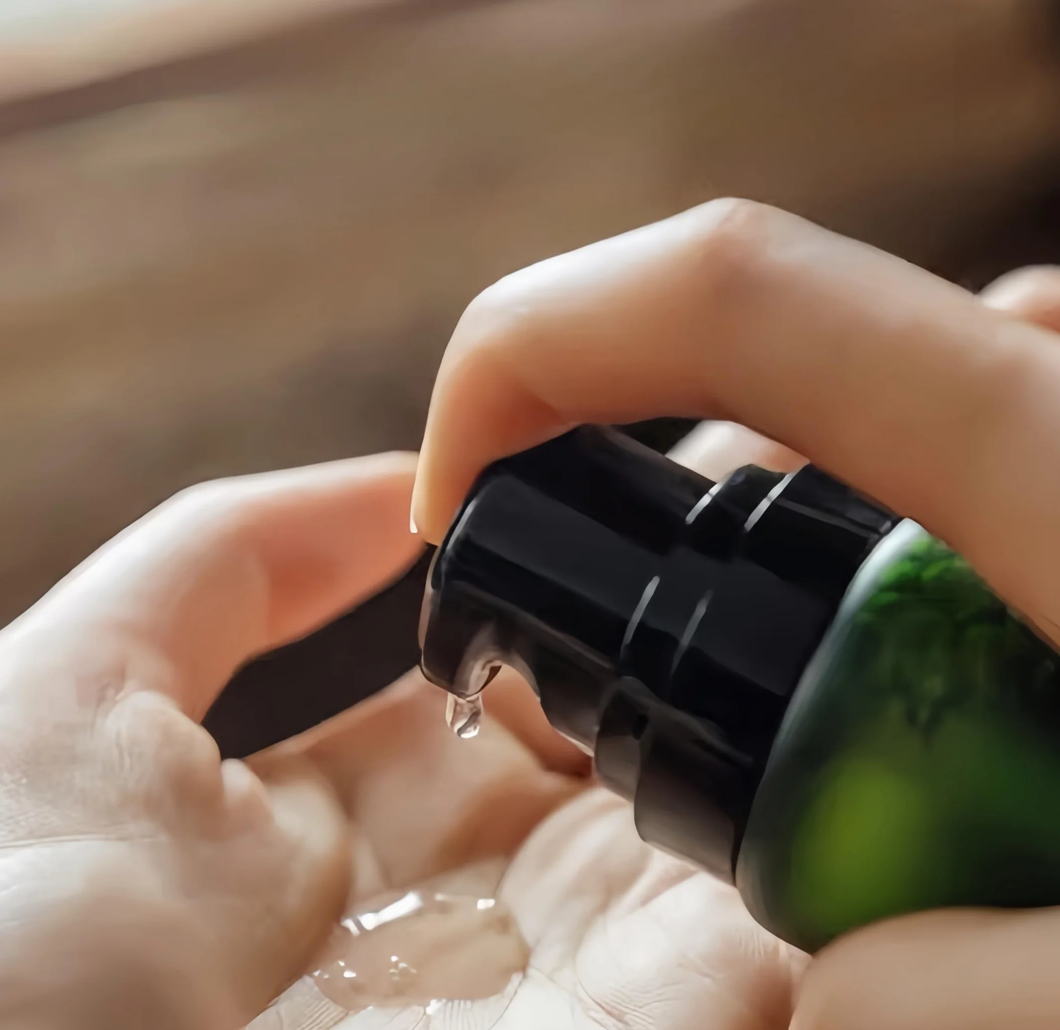 Botellas vacías de Vidrio Esmerilado Verde 60 ml con Bomba, dispensador cosméticos, frascos almacenamiento